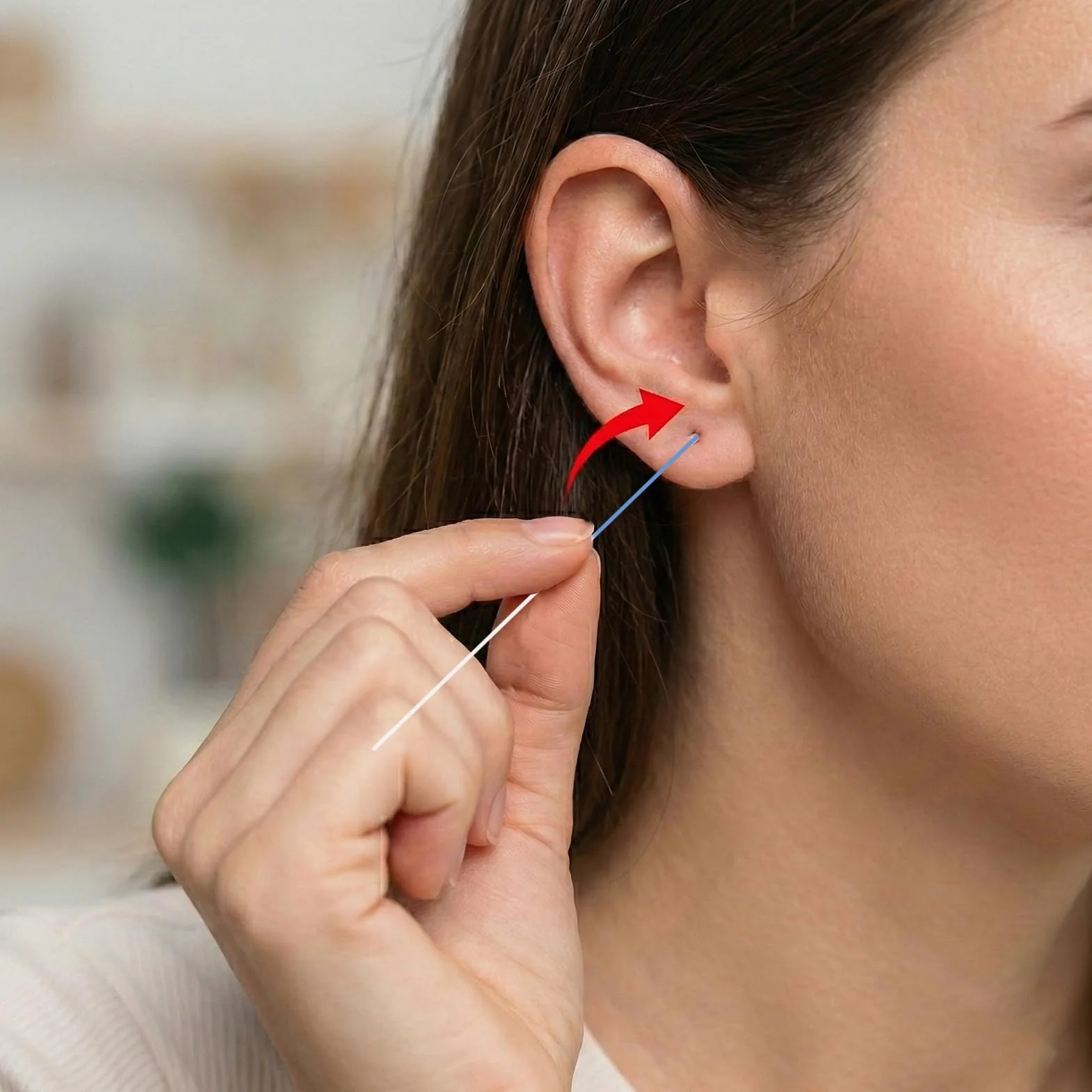 360 szt. nici do przekłuwania uszu, jednorazowe, do czyszczenia otworów, piercing do nosa, 6 kolorów, narzędzie do czyszczenia otworów w uszach, dla dziewcząt, kobiet, mężczyzn, 360 szt