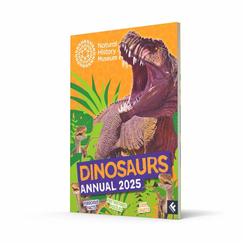Natural History Museum Dinosaurs Annual 2025: The ultimate illustrated gift book for every young dinosaur and natural history fan, packed with facts, activities, crafts and more!