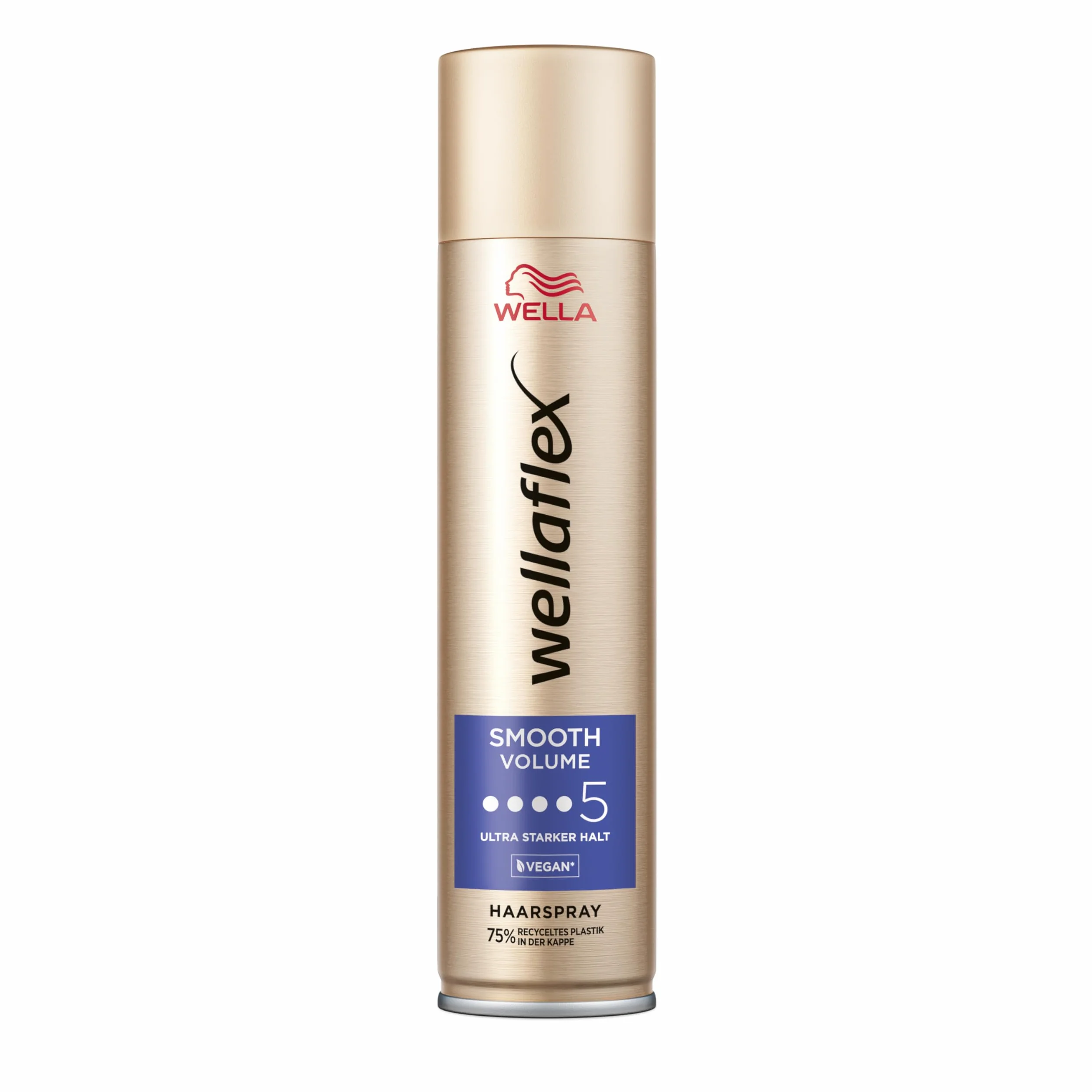 Wella Flex spray do włosów Smooth Volume | spray do włosów o wysokiej wytrzymałości 48 h | wegańska formuła chroniąca skórę głowy | pełniejsze włosy bez klejących pozostałości | z ochroną UV | stopień