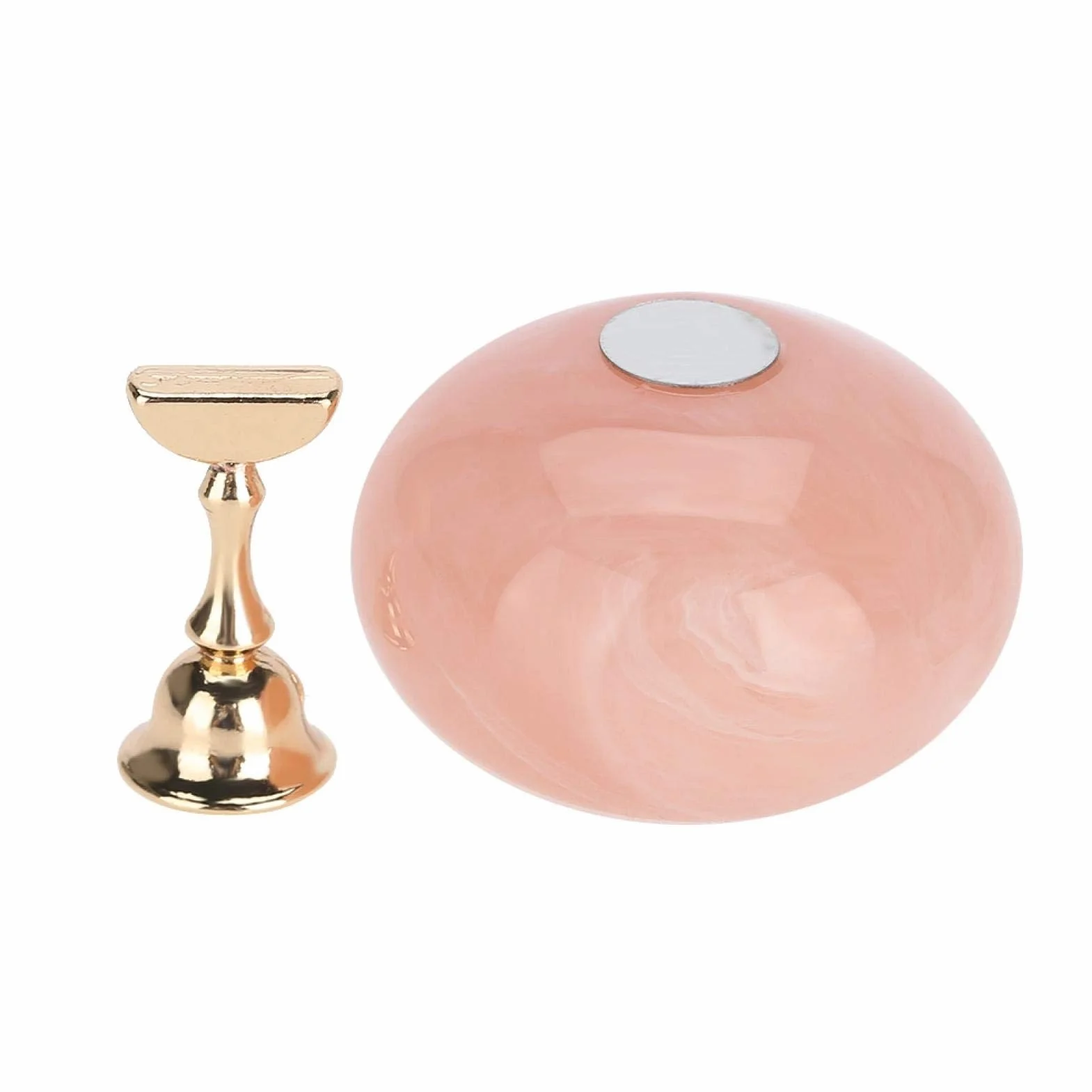 Crystal Magnetic Base Magnetic Nail Tips Manicure Holder Diamond Clasp Charms