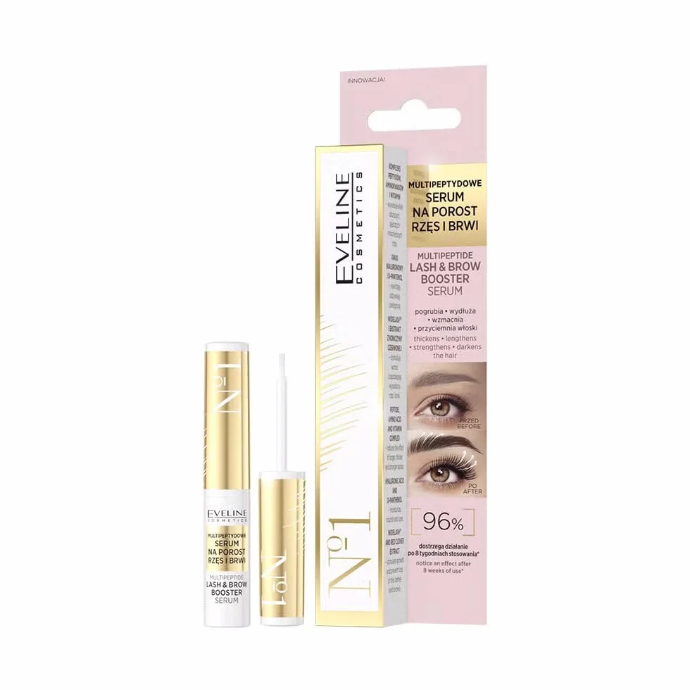 Eveline Cosmetics Serum multipeptydowe do wzrostu rzęs i brwi