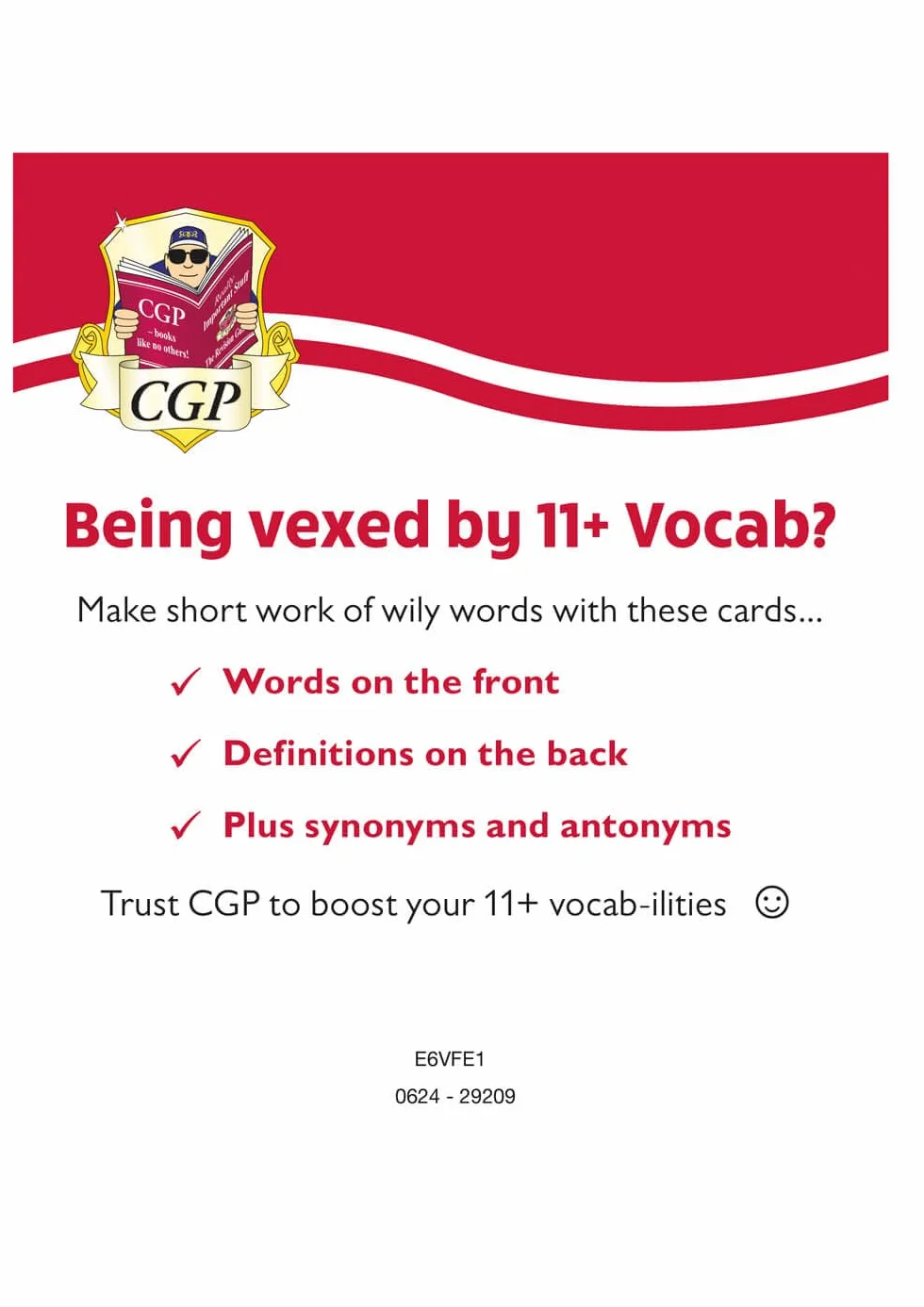 11+ Vocabulary Flashcards for Ages 10-11 - Pack 1