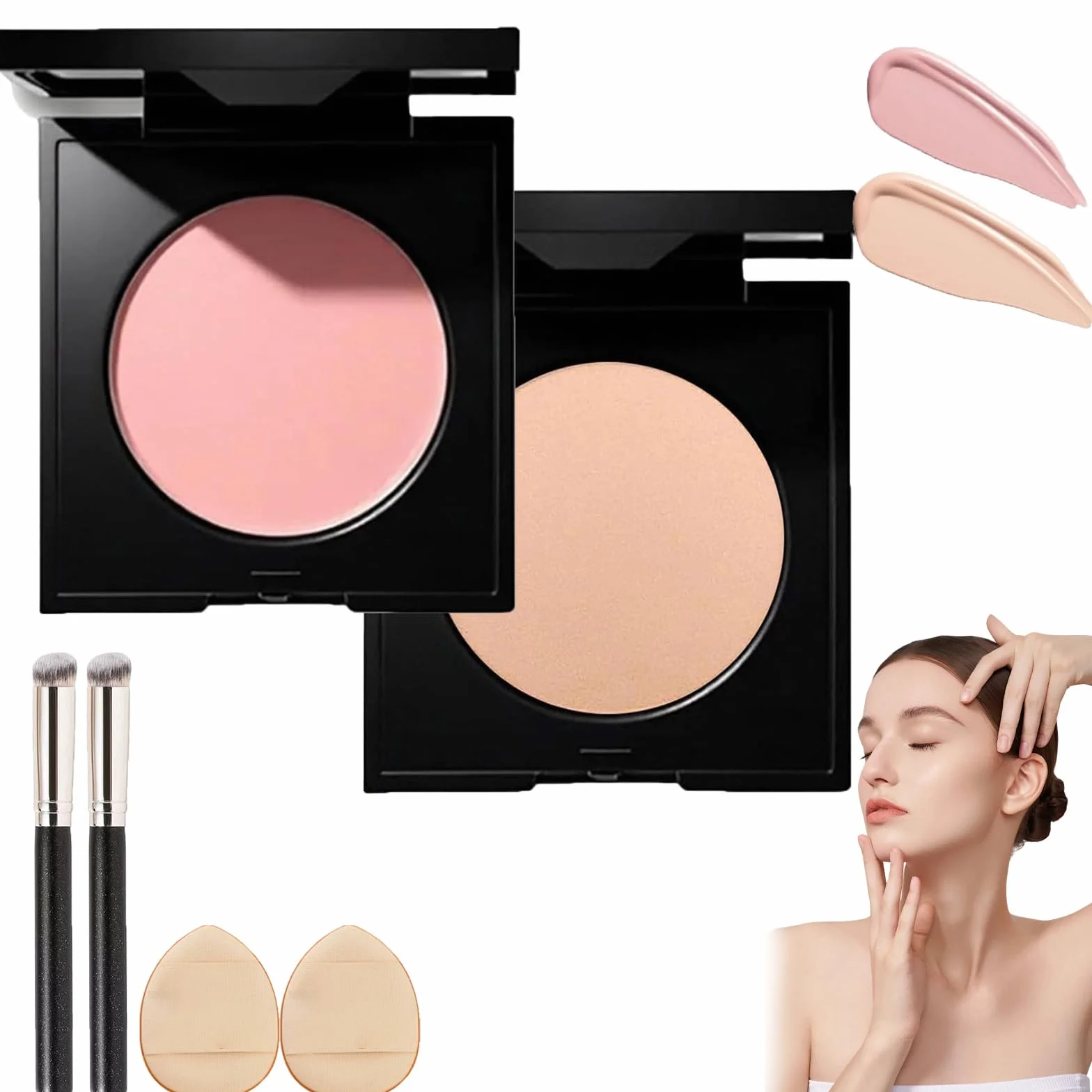 Luminance Puder rozjaśniający pod oczami 01+03