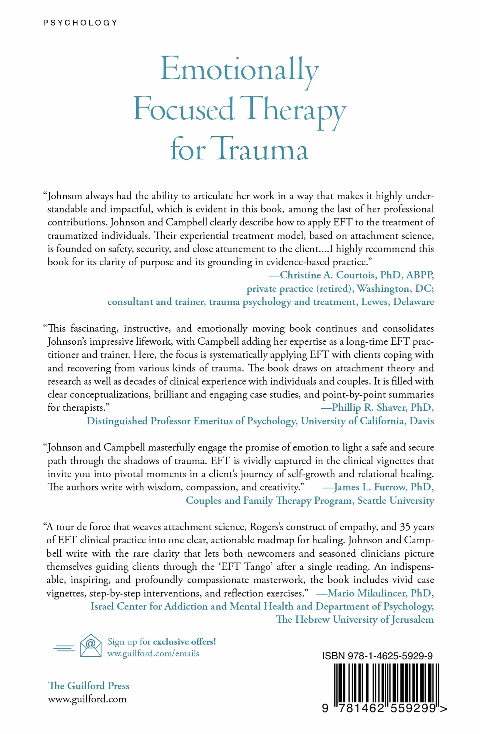 Emotionally Focused Therapy for Trauma