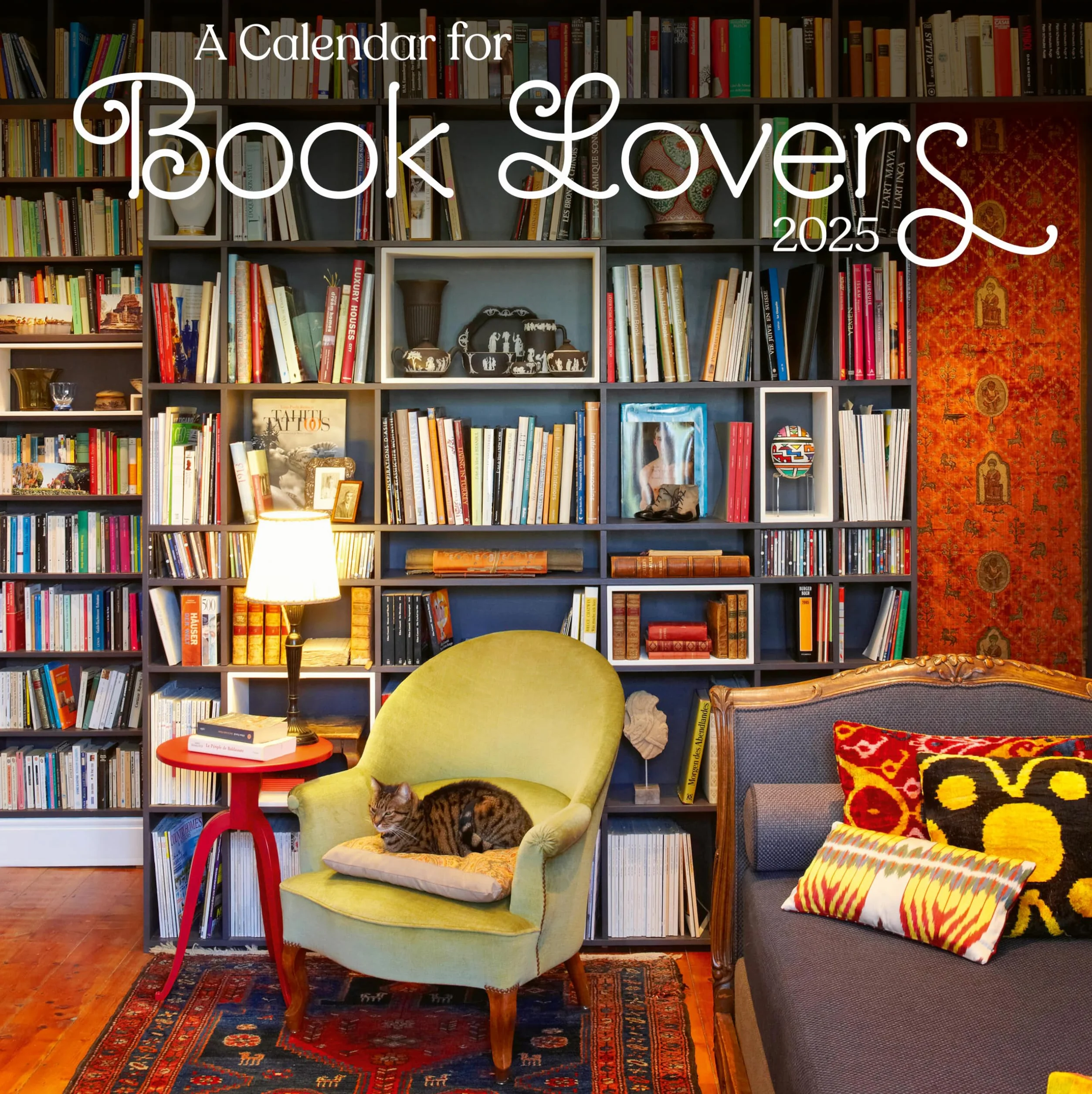 A Calendar for Book Lovers Wall Calendar 2025