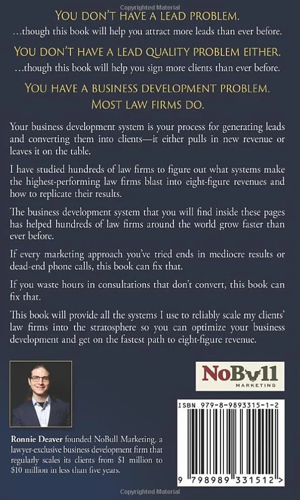 The Elite Business Development System for Law Firms: The Fastest Path to 8-Figure Revenue