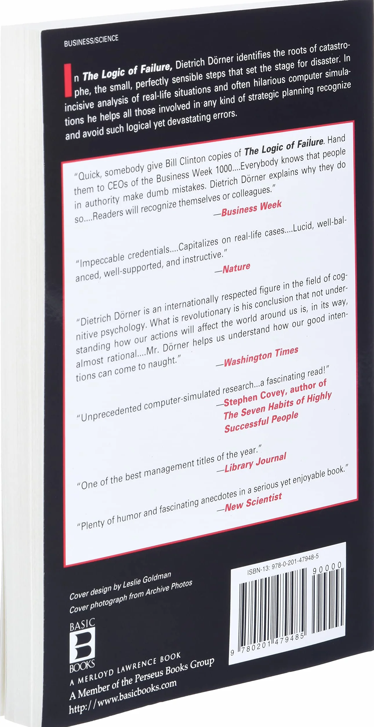 The Logic of Failure: Recognizing and Avoiding Error in Complex Situations