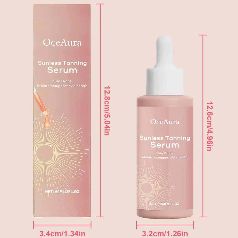 LOPHE Sunless Tanning Drops 2 x 60 ml Krople do Opalania Twarzy i Ciała