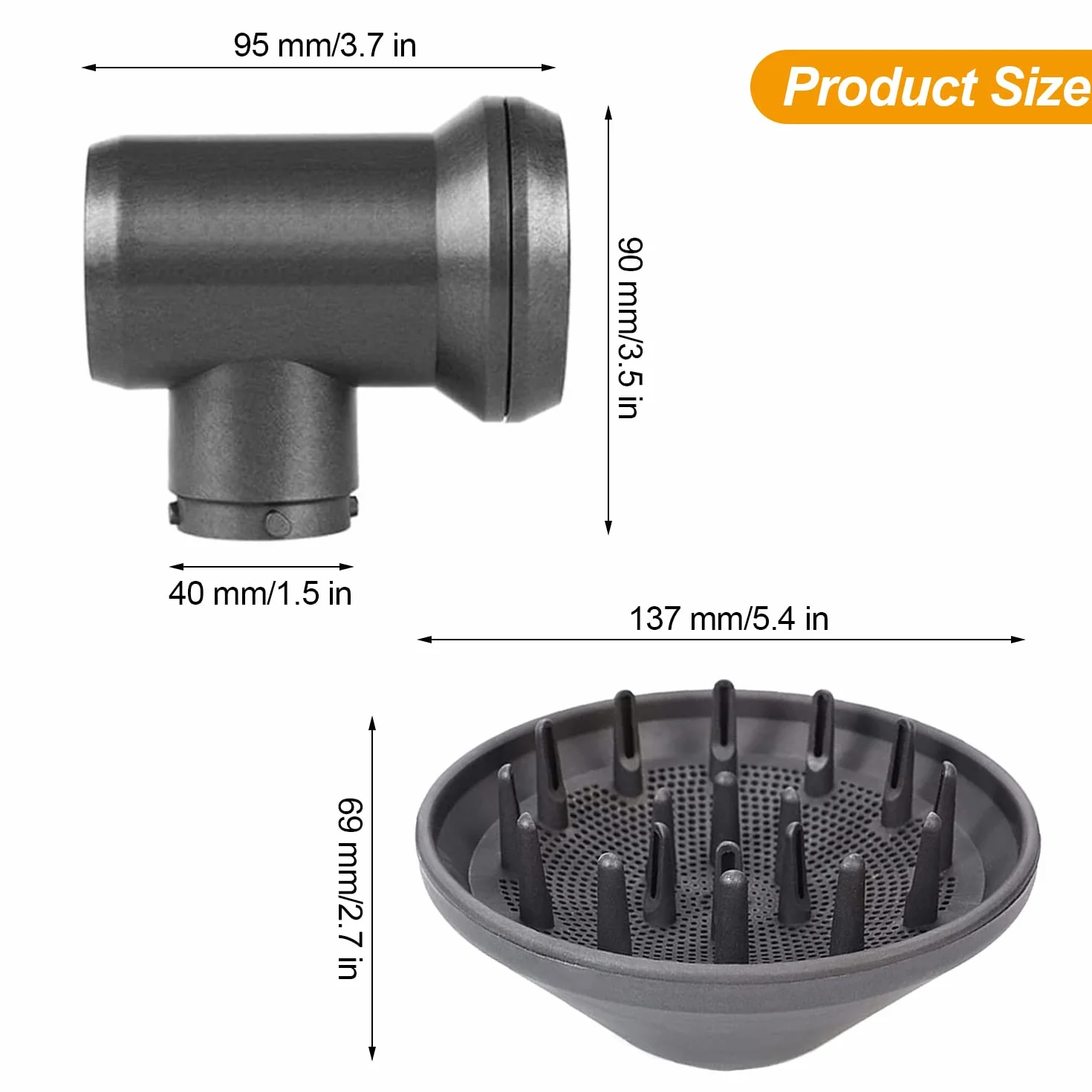 Dyfuzor do włosów adapter do Dyson Airwrap Styler HD03 HD08 HS01
