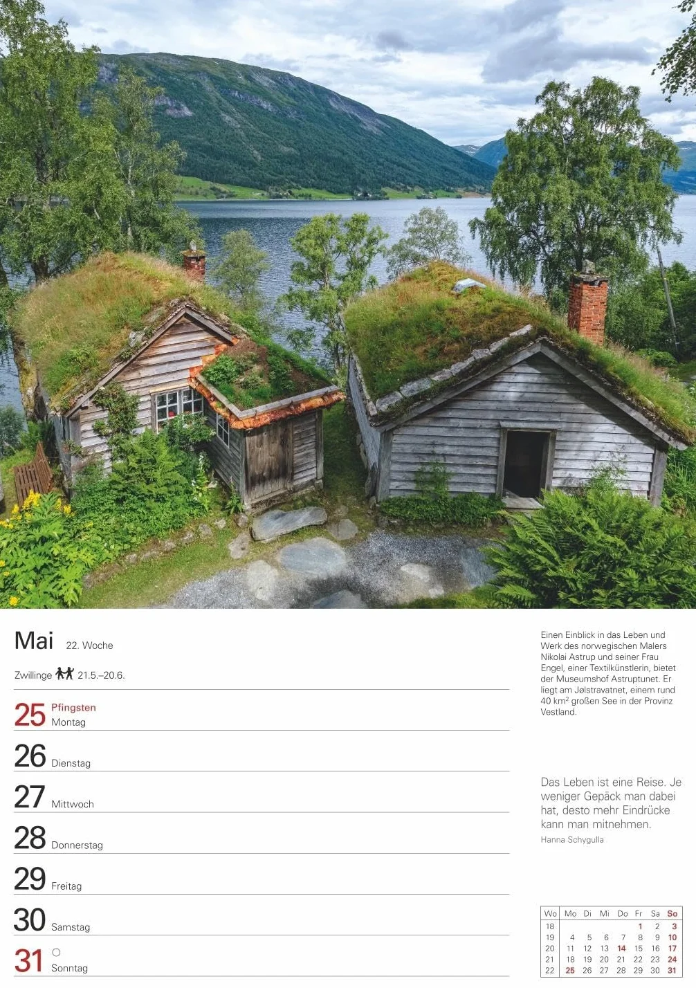 Skandinavien Wochenplaner 2026 - Eine Reise in 53 Bildern: Praktischer Foto-Kalender mit traumhaften Aufnahmen und Platz für Organisatorisches. Terminkalender mit Zitaten und Wochenkalendarium