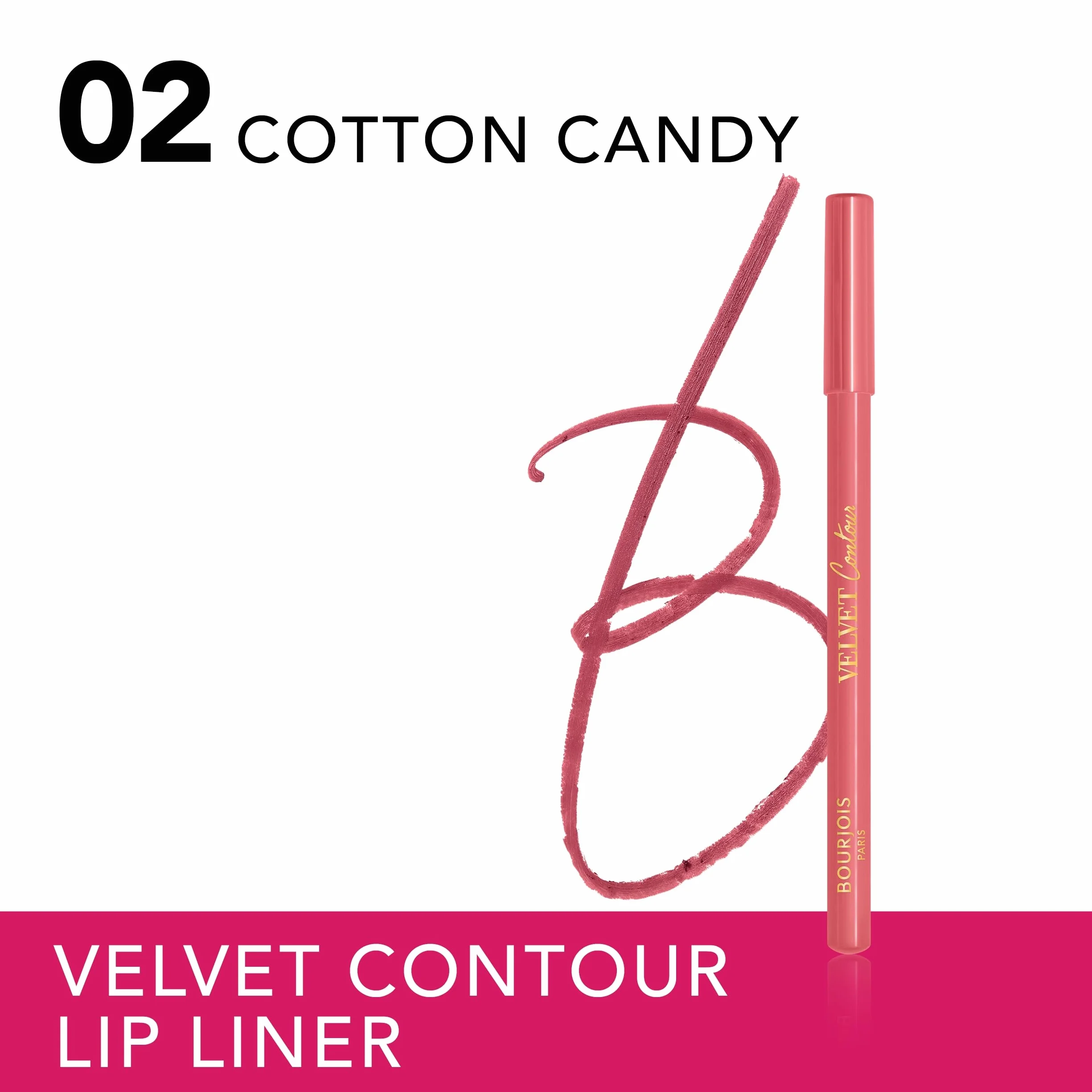 Bourjois Levres Contour Edition Kredka do Ust, 02 Coton Candy, 4 g