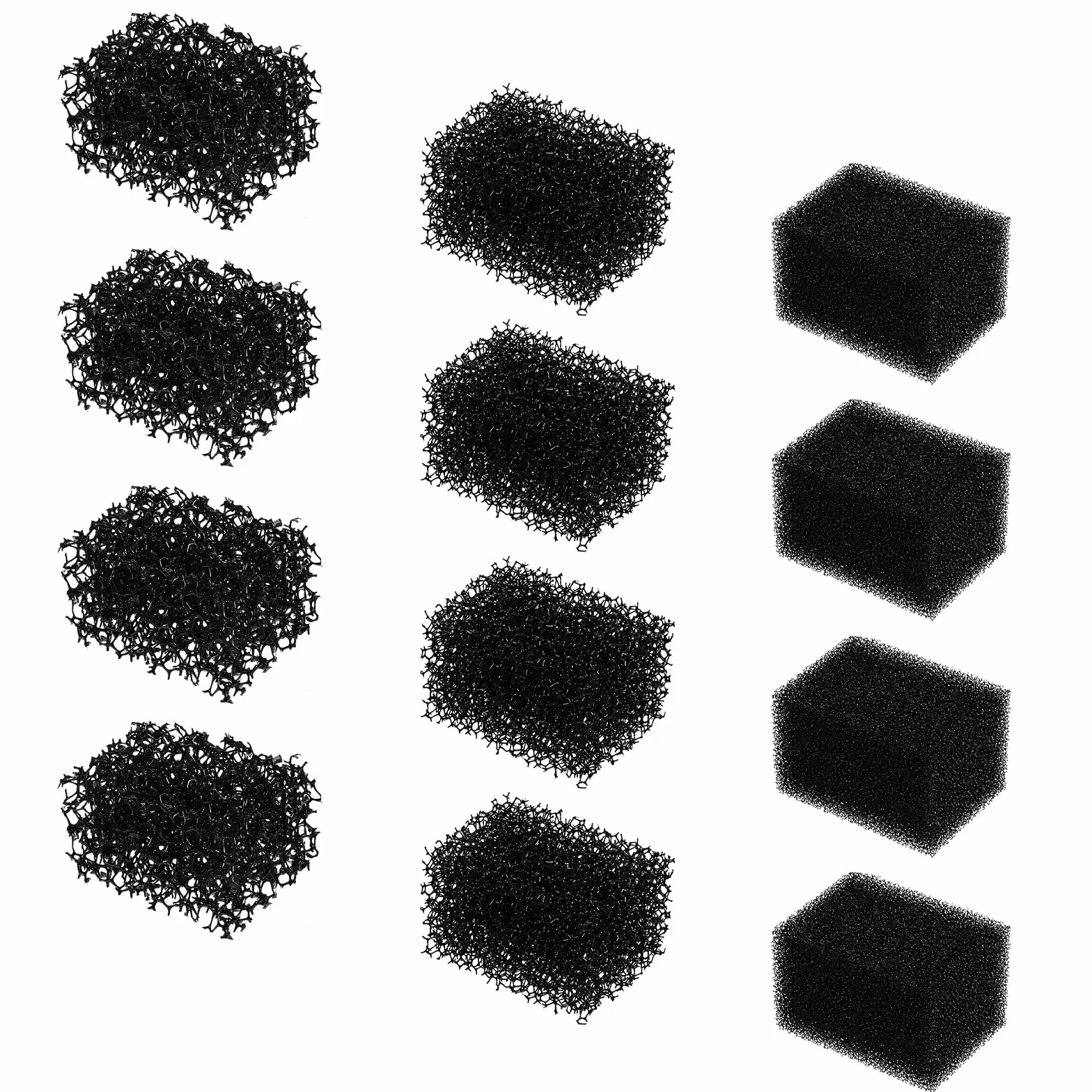 Gąbki Stipple, 12 szt. Sfx gąbki do makijażu, efekty specjalne, akcesoria do makijażu twarzy, narzędzia do tekstury, brody, piegów, na Halloween, cosplay, imprezę, sztuka, kształtowanie, efekty