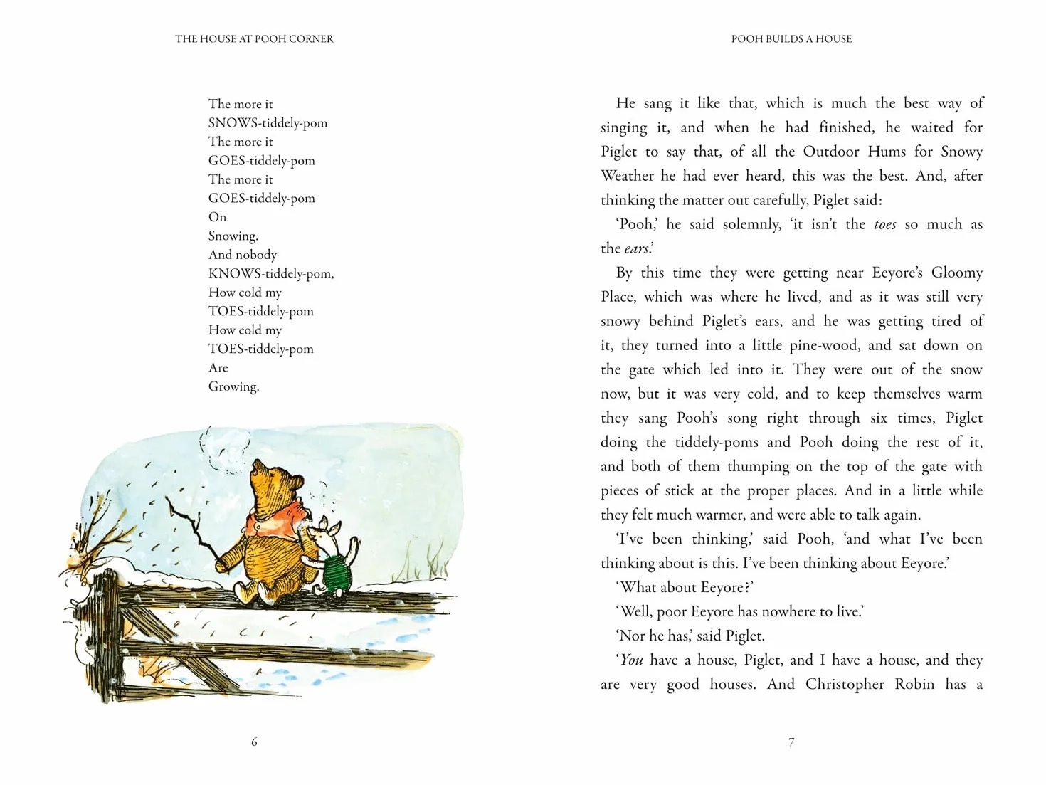 Winnie-the-Pooh: The House at Pooh Corner: Official 100th Anniversary collectable edition of original illustrated Pooh stories from Milne and Shepard