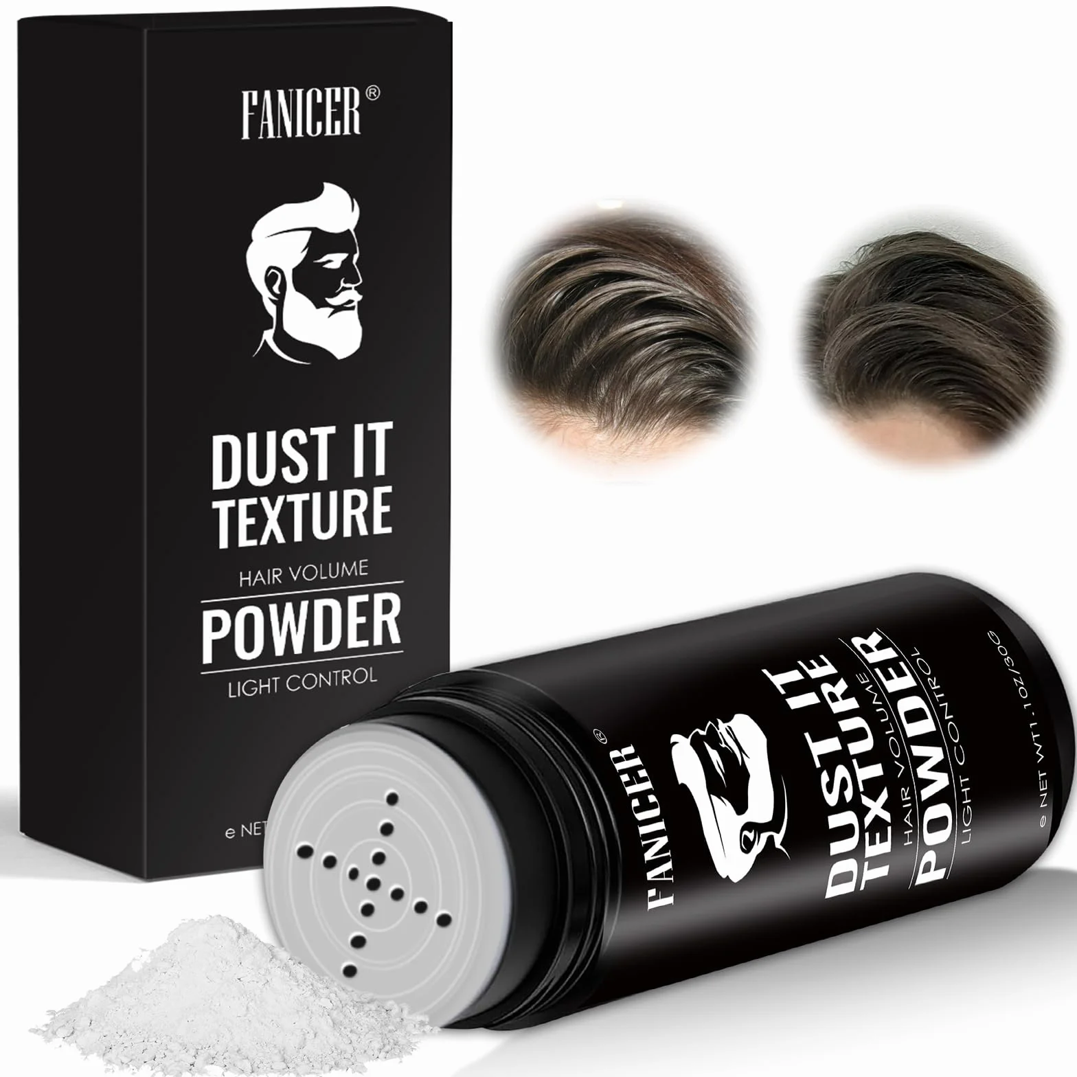 30 g pudru do stylizacji, pudru teksturującego do włosów, pudru do stylizacji włosów, pudru do stylizacji włosów dla mężczyzn, pudru do stylizacji włosów, natychmiastowa objętość i tekstura, idealny