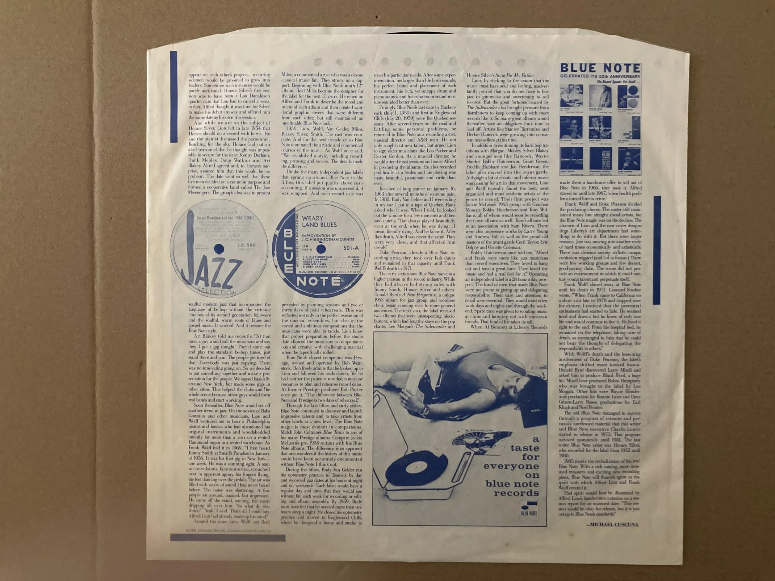 Blue Note Records 75th Anniversary Vinyl Genius Of Modern Music