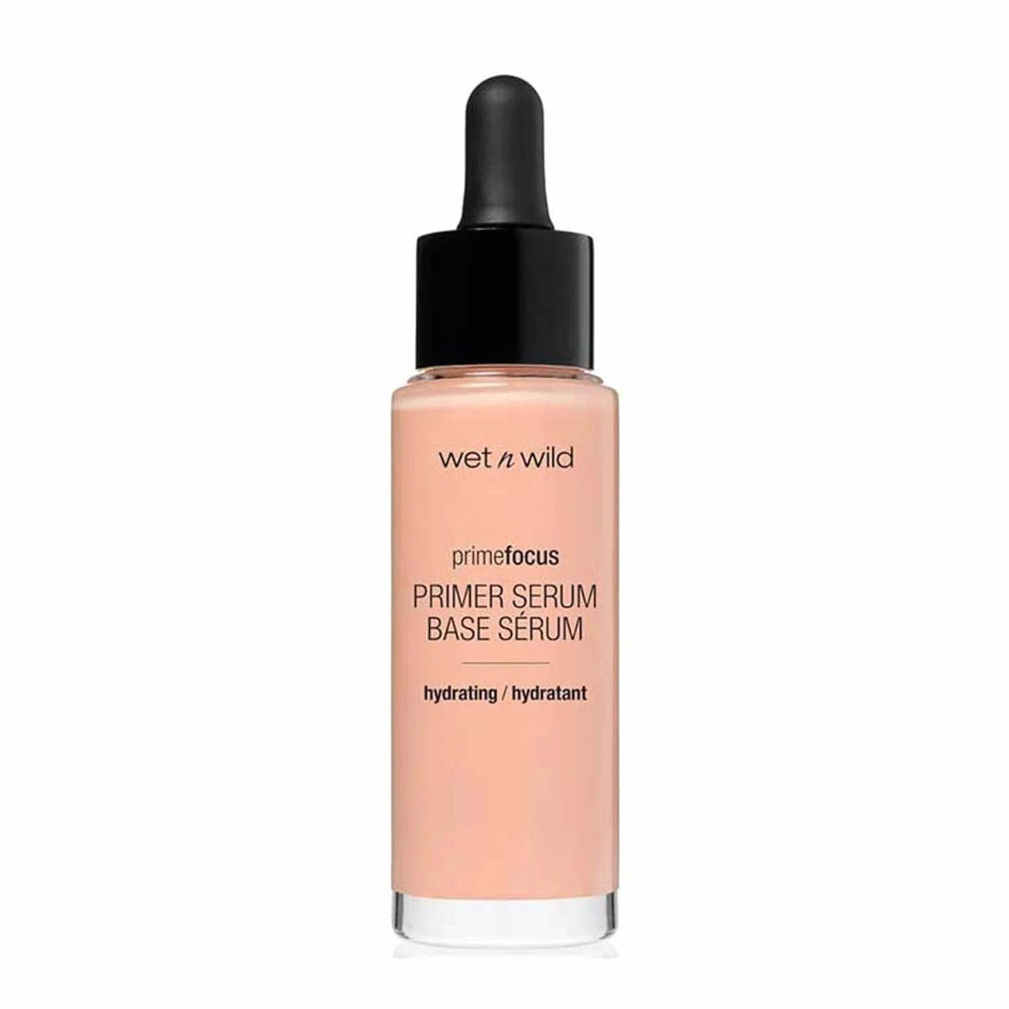 Wet n Wild Prime Focus, Serum podkład do twarzy z wodą różaną, ekstraktami z arbuza i piwonii, dla i długotrwałego makijażu, formuła nawilżająca i minimalizująca pory, naturalne wykończenie