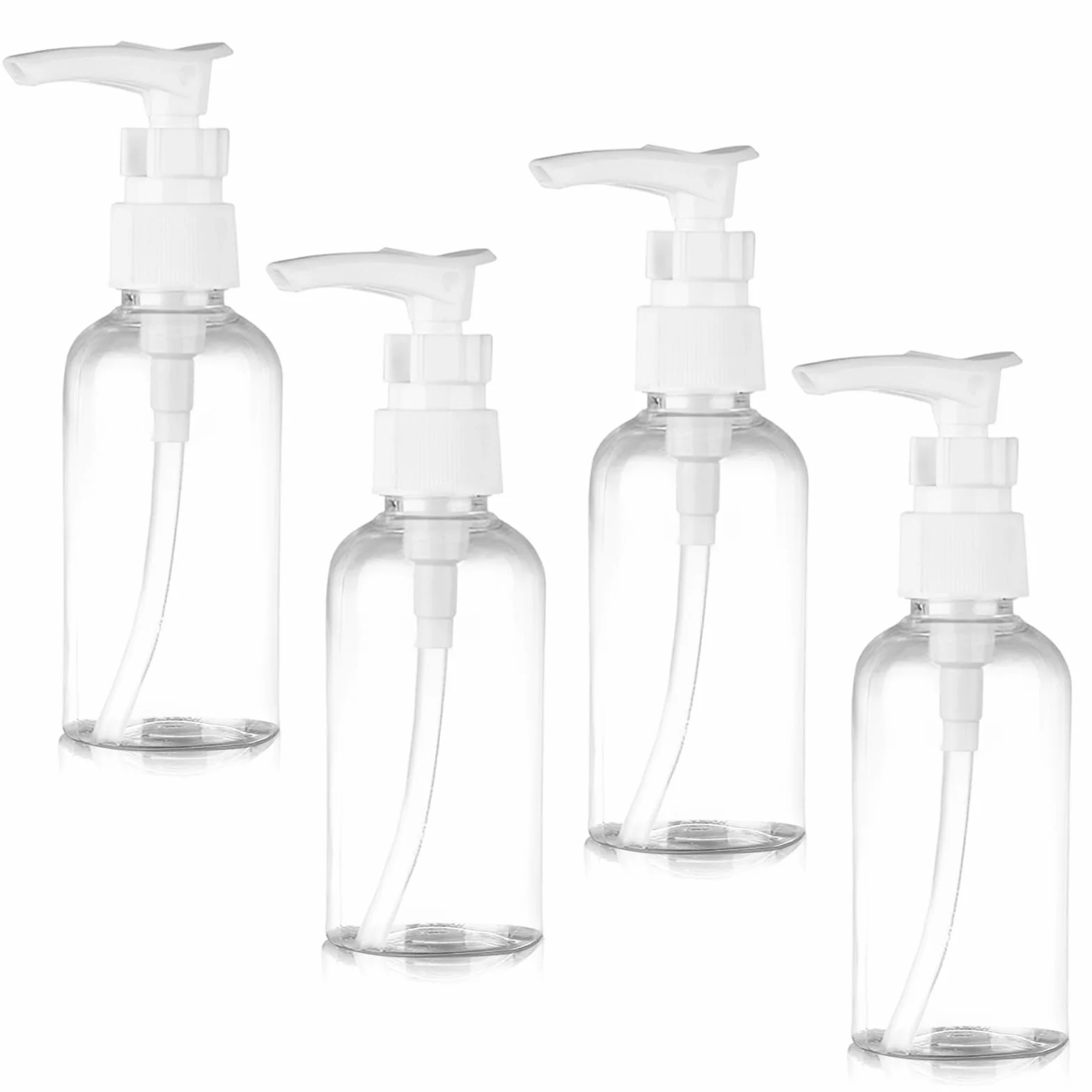 Plastikowe butelki z pompką Airless 30 ml przezroczyste podróżne