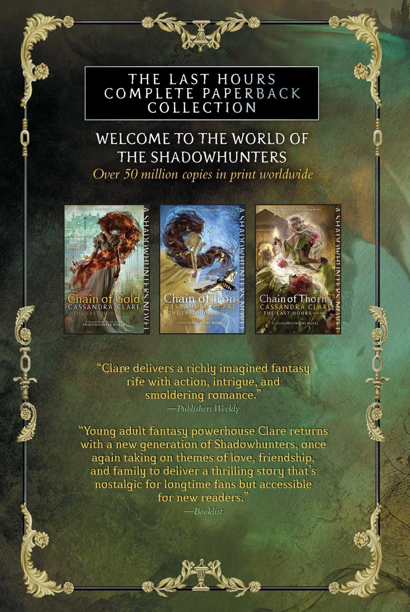 The Last Hours Complete Paperback Collection (Boxed Set): Chain of Gold; Chain of Iron; Chain of Thorns: 1-3