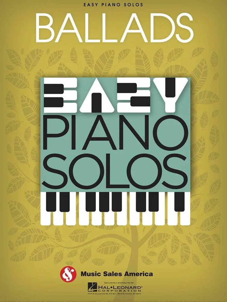 Easy piano solos: ballads piano