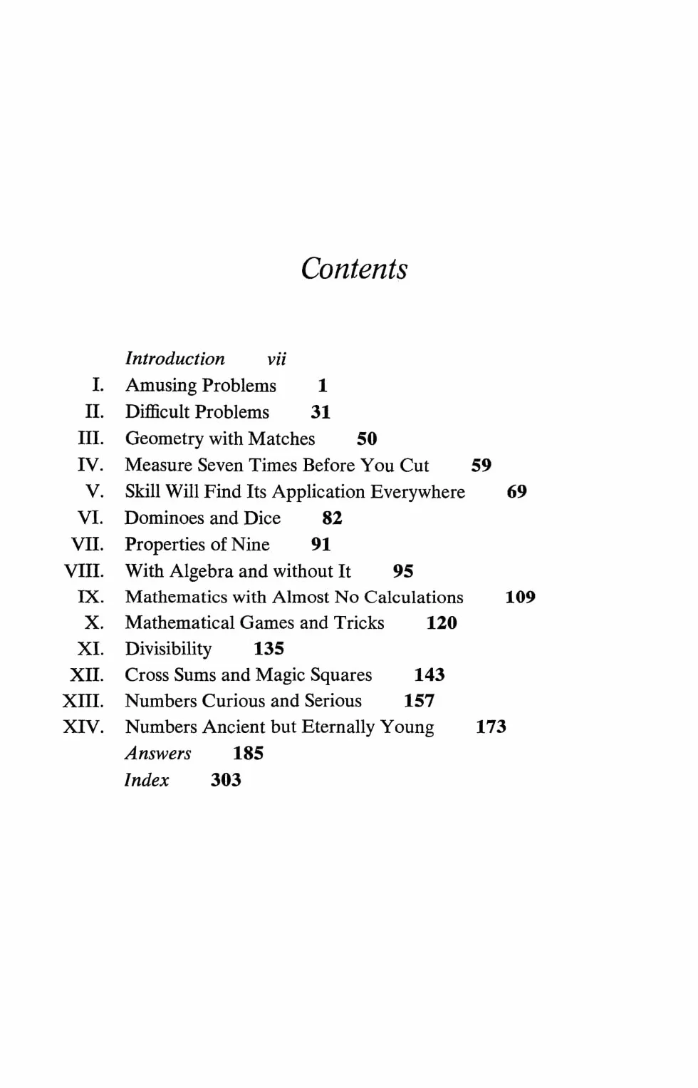 The Moscow Puzzles: 359 Mathematical Recreations