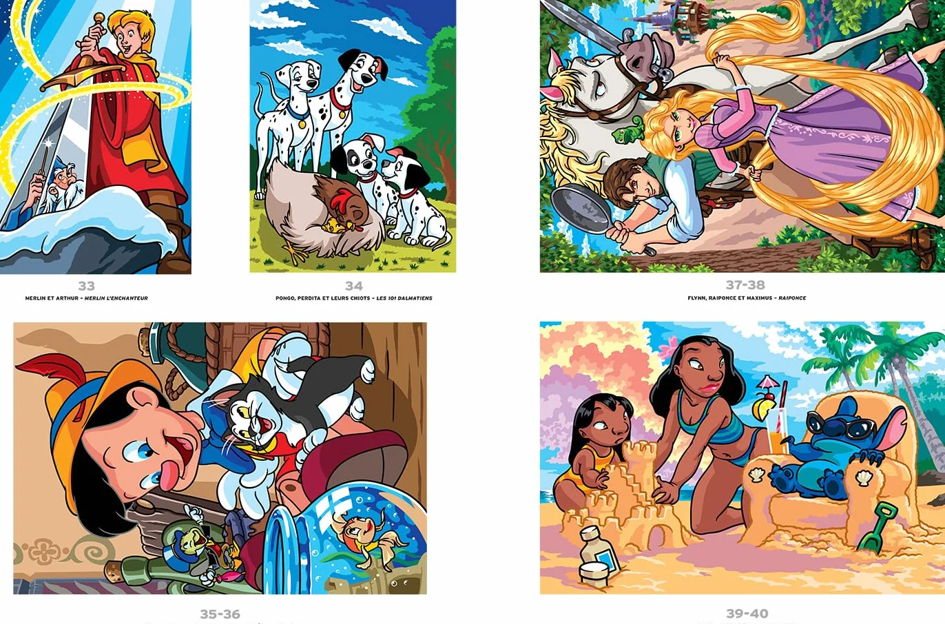 Coloriages mystères Disney - Grands classiques Tome 13: Colorie les chiffres et découvre l'image