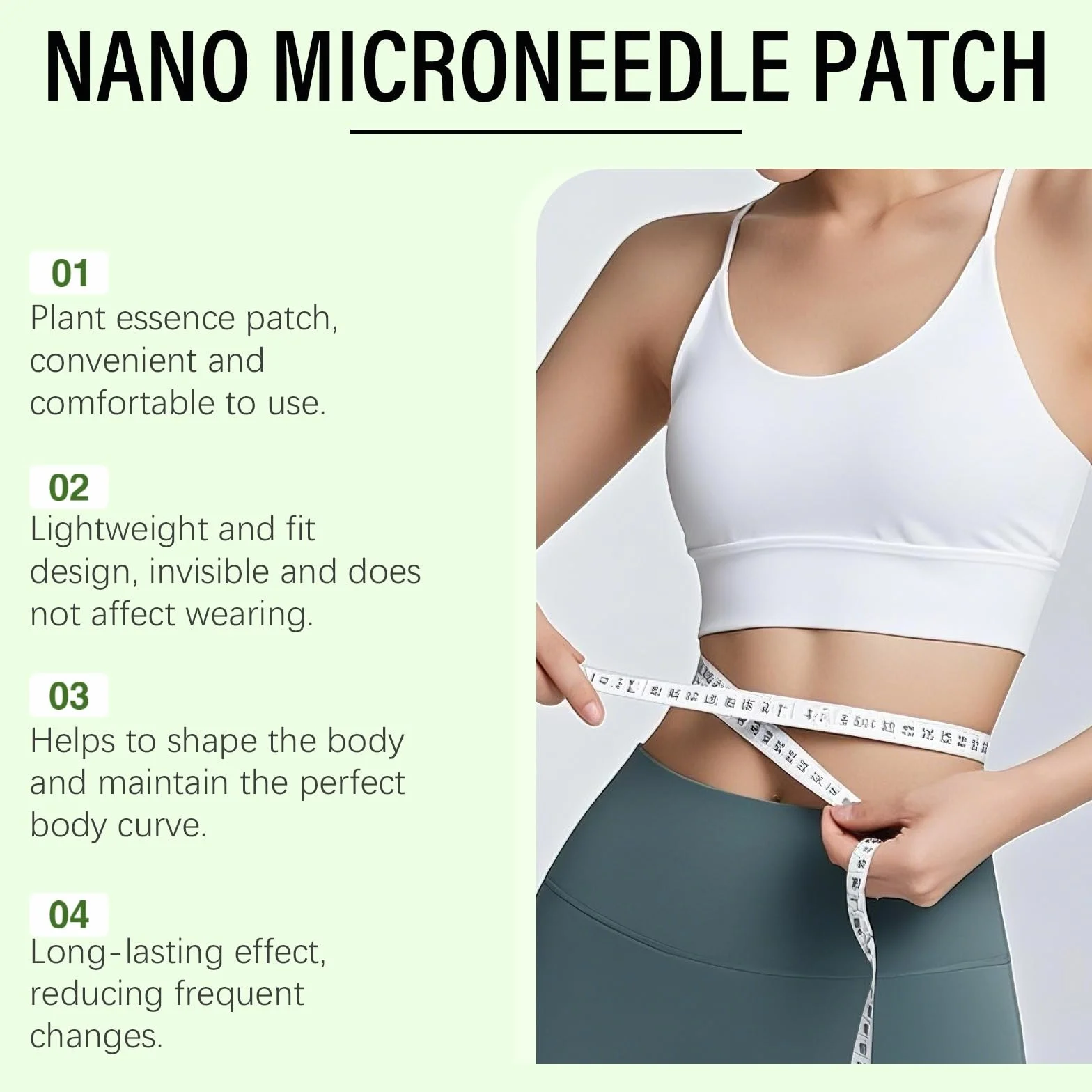 Pudełka Moringa X Berberine 10 w 1, naszywka odchudzająca Nano Microneedle, naturalne składniki, łatwa w aplikacji, niewidoczna pod ubraniem, idealna dla mężczyzn i kobiet