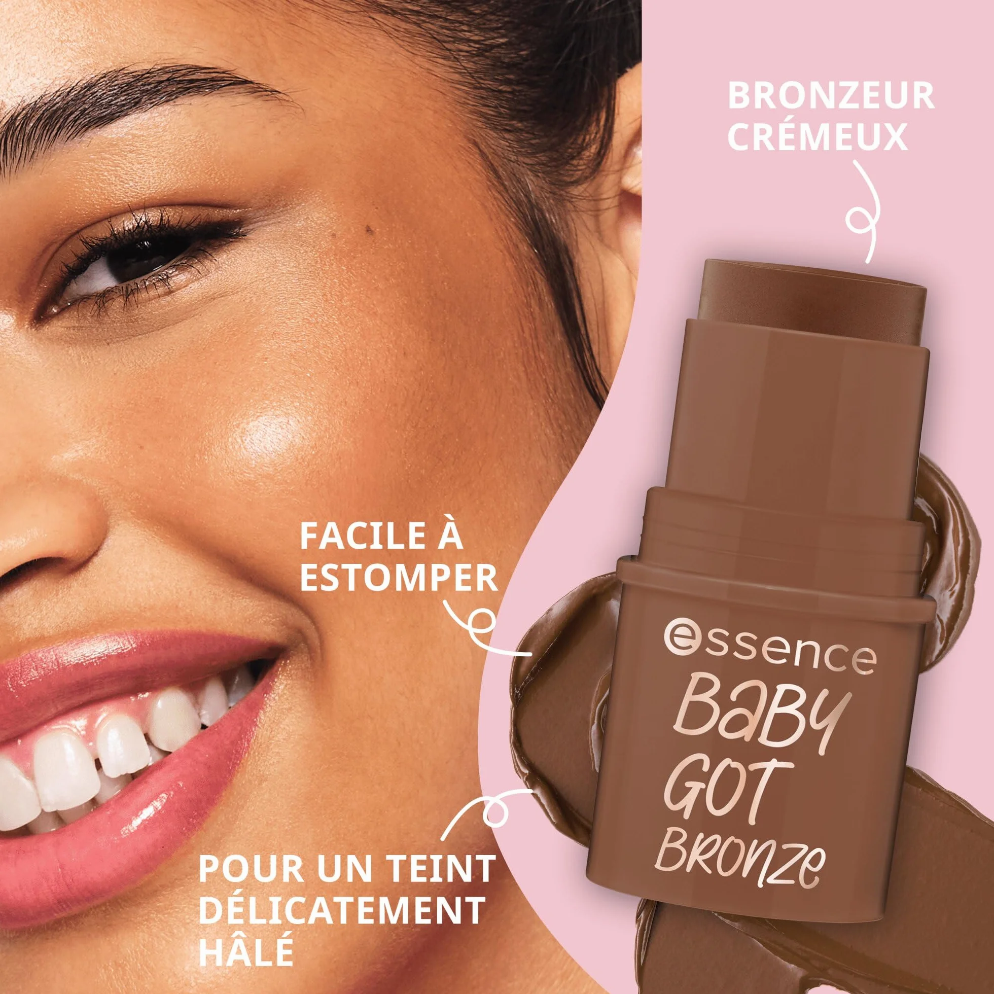 essence baby got bronze sztyft brązujący, naturalny, zroszony (5.5g)