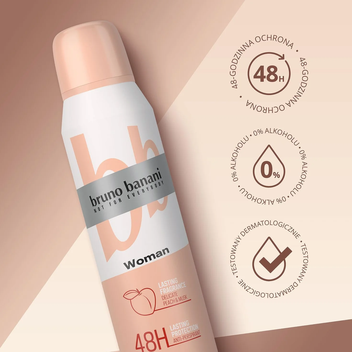 Bruno Banani Woman 48H antyperspirant w sprayu dla kobiet 150 ml