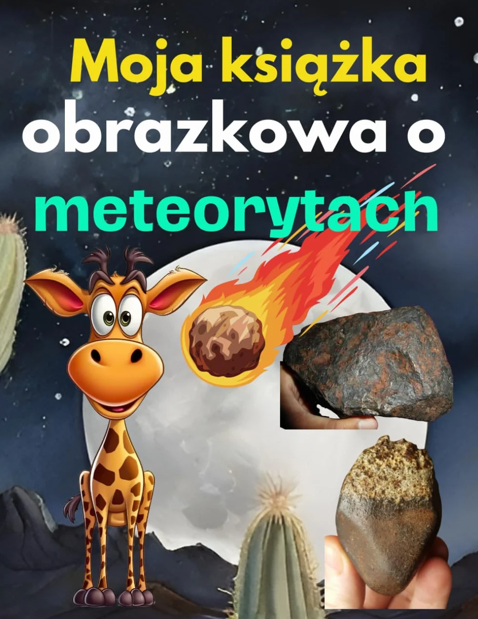 Moja książka obrazkowa o meteorytach: Niezwykła przygoda; dla Twojego dziecka; w świecie