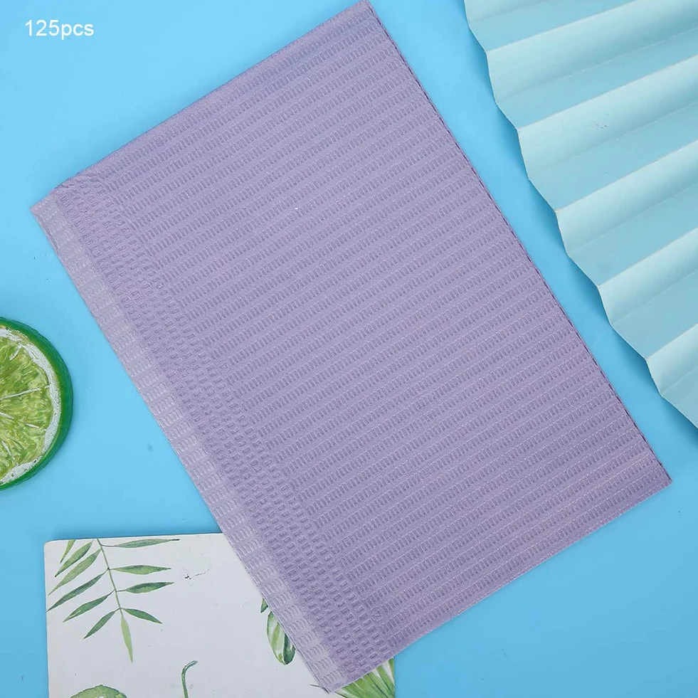 Jednorazowe podkładki do paznokci, mata stołowa wodoodporna do manicure, papierowa mata Protector 125 szt.