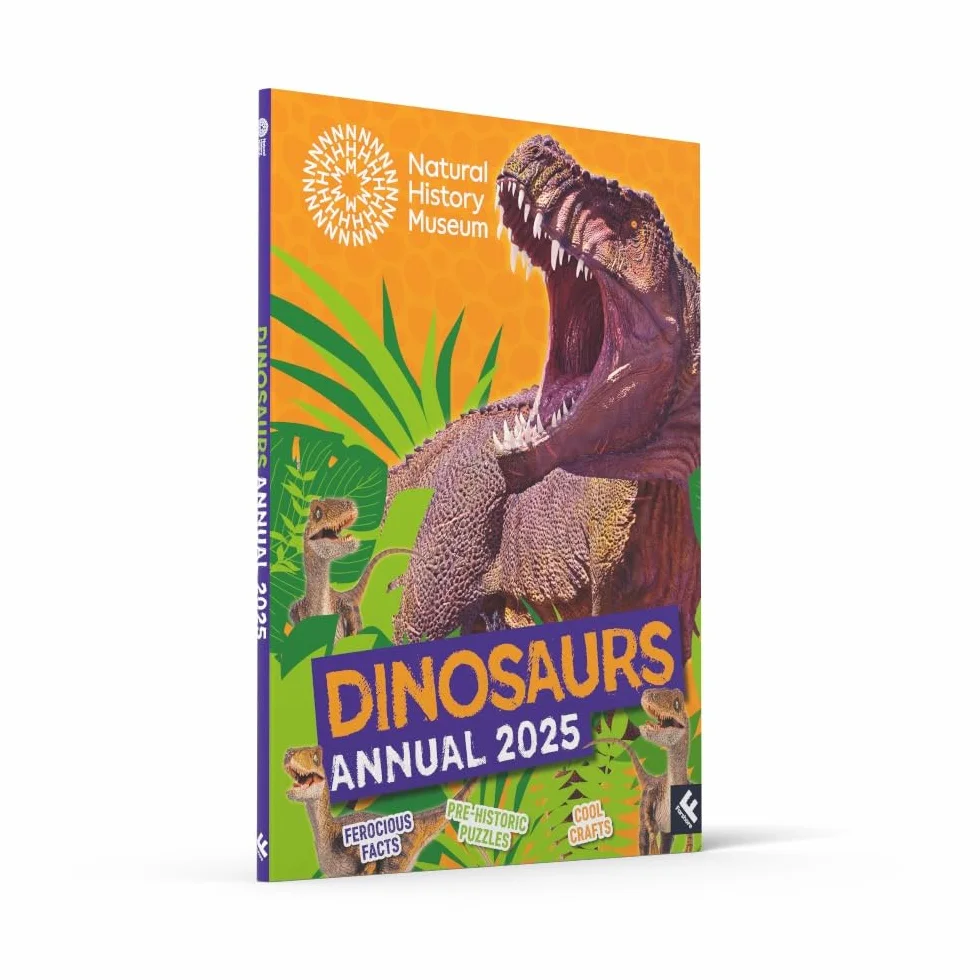 Natural History Museum Dinosaurs Annual 2025: The ultimate illustrated gift book for every young dinosaur and natural history fan, packed with facts, activities, crafts and more!