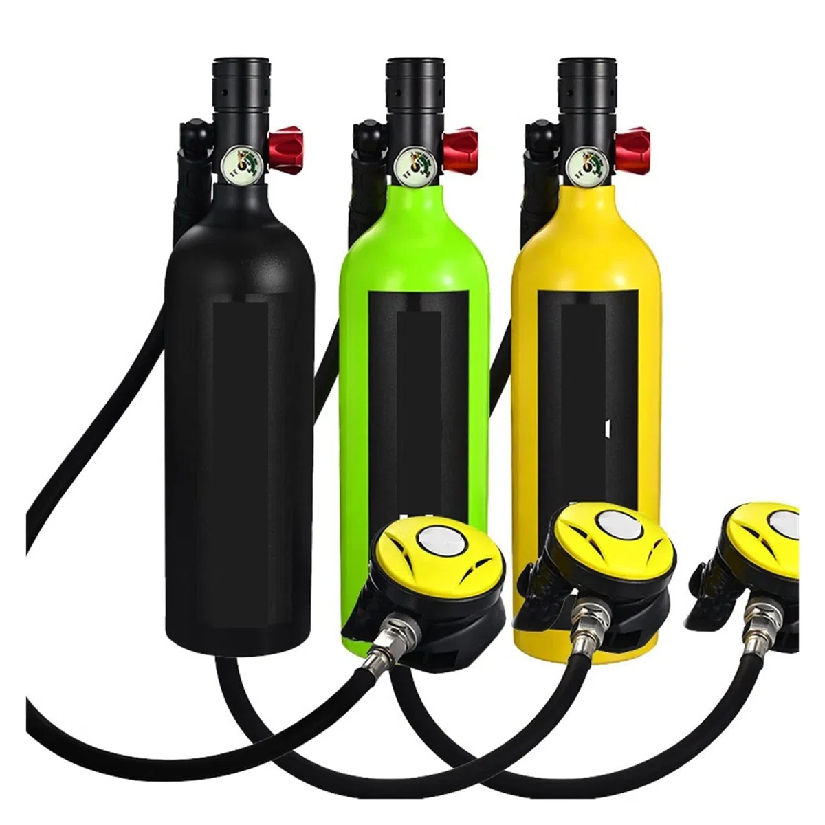 Sprzęt do nurkowania Butla Do Nurkowania Dostarcza Butlę Z Tlenem Do Nurkowania Respirator Do Nurkowania Korzystanie z bezpieczniejszego(Black Package D)