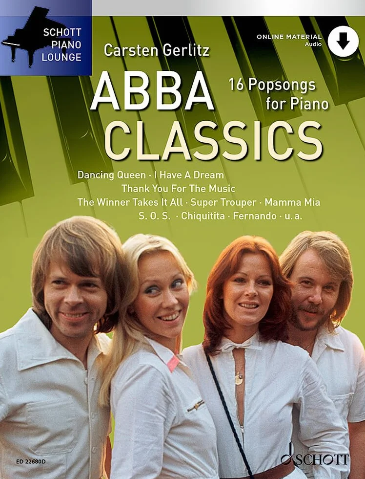 ABBA Classics: 16 Popsongs for Piano. piano.