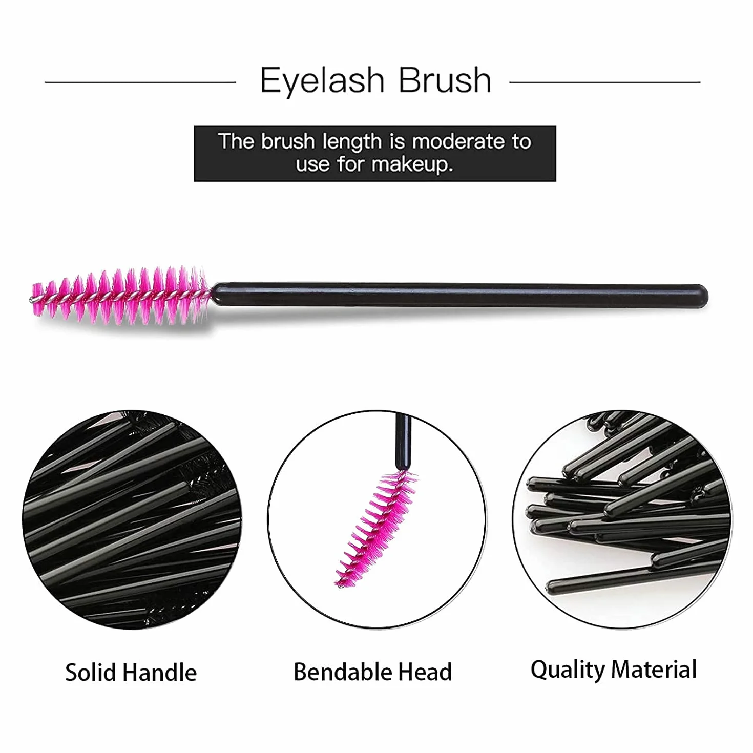 50 sztuk jednorazowe szczoteczki do rzęs Różki do rzęs Eye Lash Przedłużenia brwi szczoteczka jednorazowe grzebień rzęs dla brwi fałszywe rzęsy