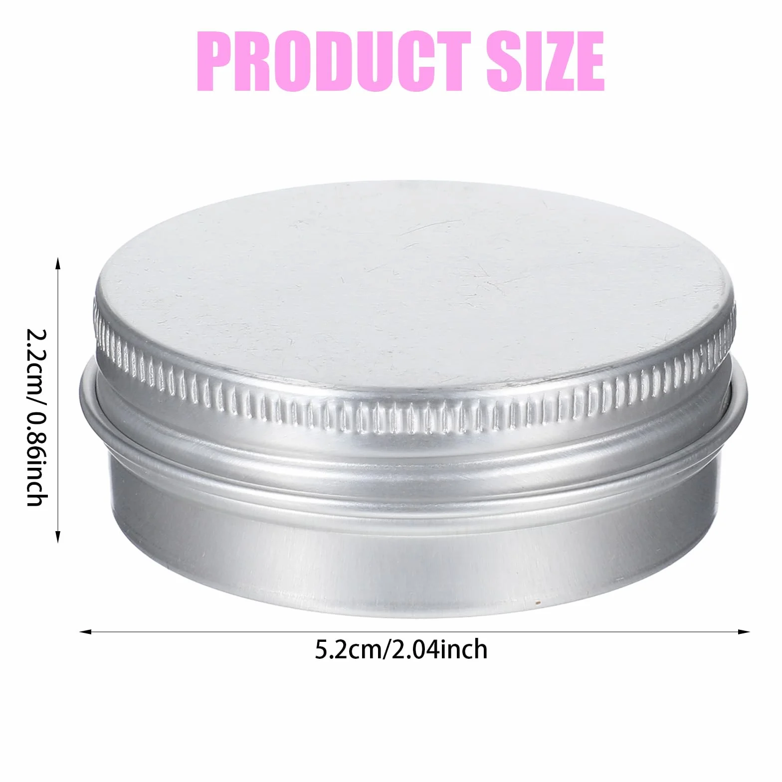 aluminiowe pojemniki 30 ml 6 sztuk z pokrywkami mini okrągłe metalowe na balsam kosmetyki