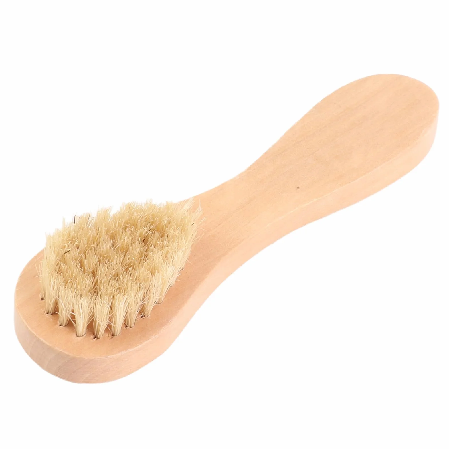 Manualna Szczoteczka do Twarzy, Cleaning Skin Naturalne Włosie Drewniana Szczoteczka do Czyszczenia Tool Drewniana Rączka Peeling do Twarzy