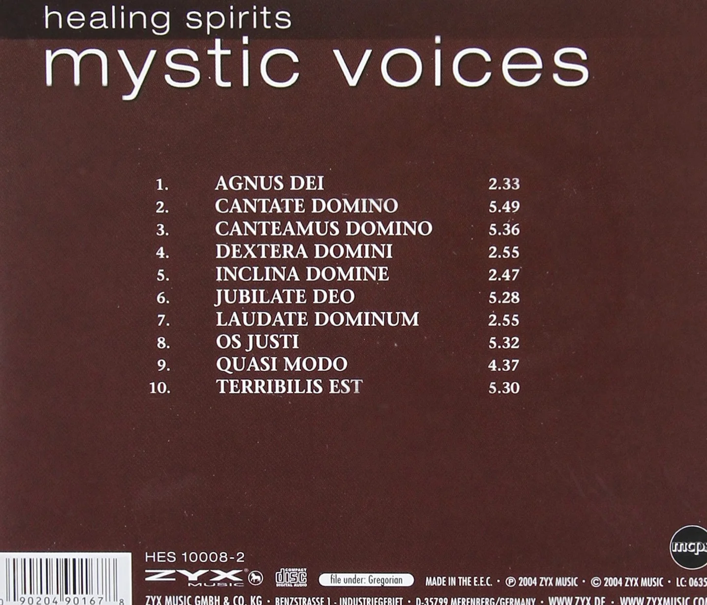 Healing Spirits: Gregorian