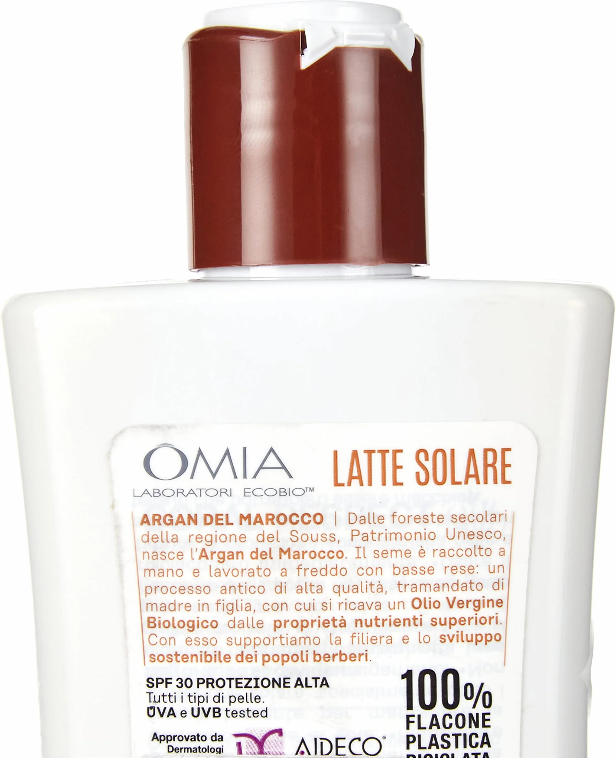 Omia Ochronne mleko słoneczne SPF 20 twarzy i ciała olej arganowy 200 ml