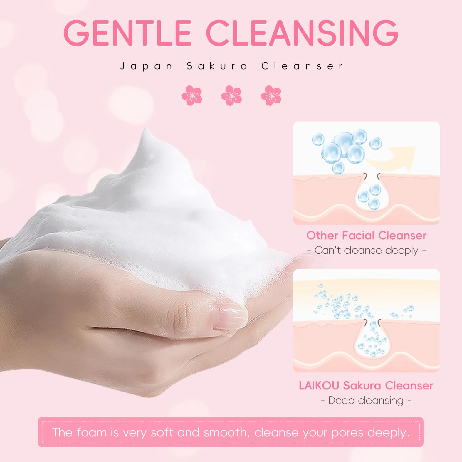 Japan Sakura Zestaw do Pielęgnacji Skóry dla Nastolatek i Kobiet - Oczyszczacz Serum