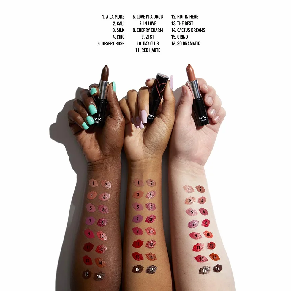NYX Shout Loud Satin Lipstick SLSL16 So Dramatic