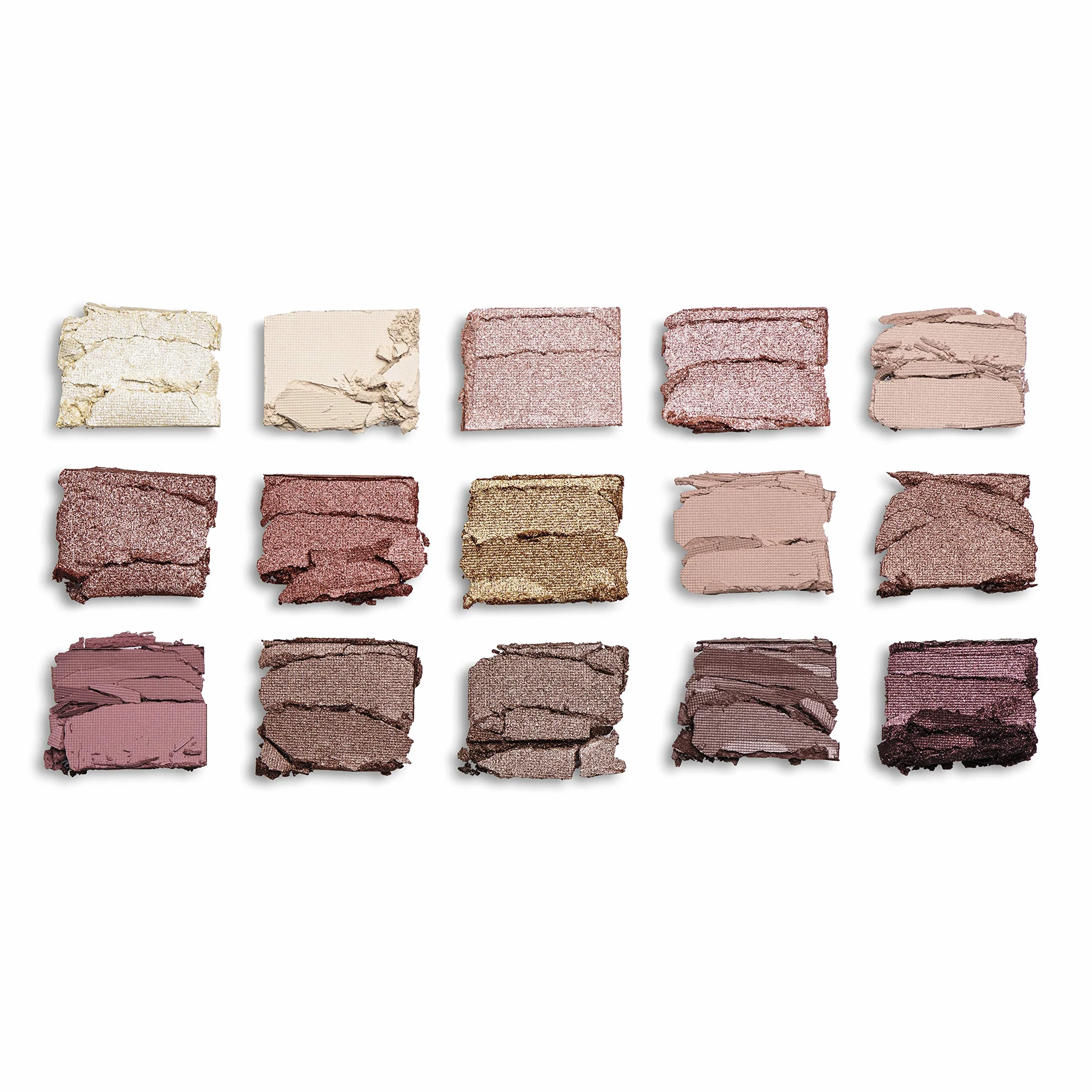 Revolution Beauty London Reloaded paleta cieni do powiek, wysoce pigmentowana, 15 odcieni, matowe i błyszczące wykończenia, Iconic 3.0, 16,5 g