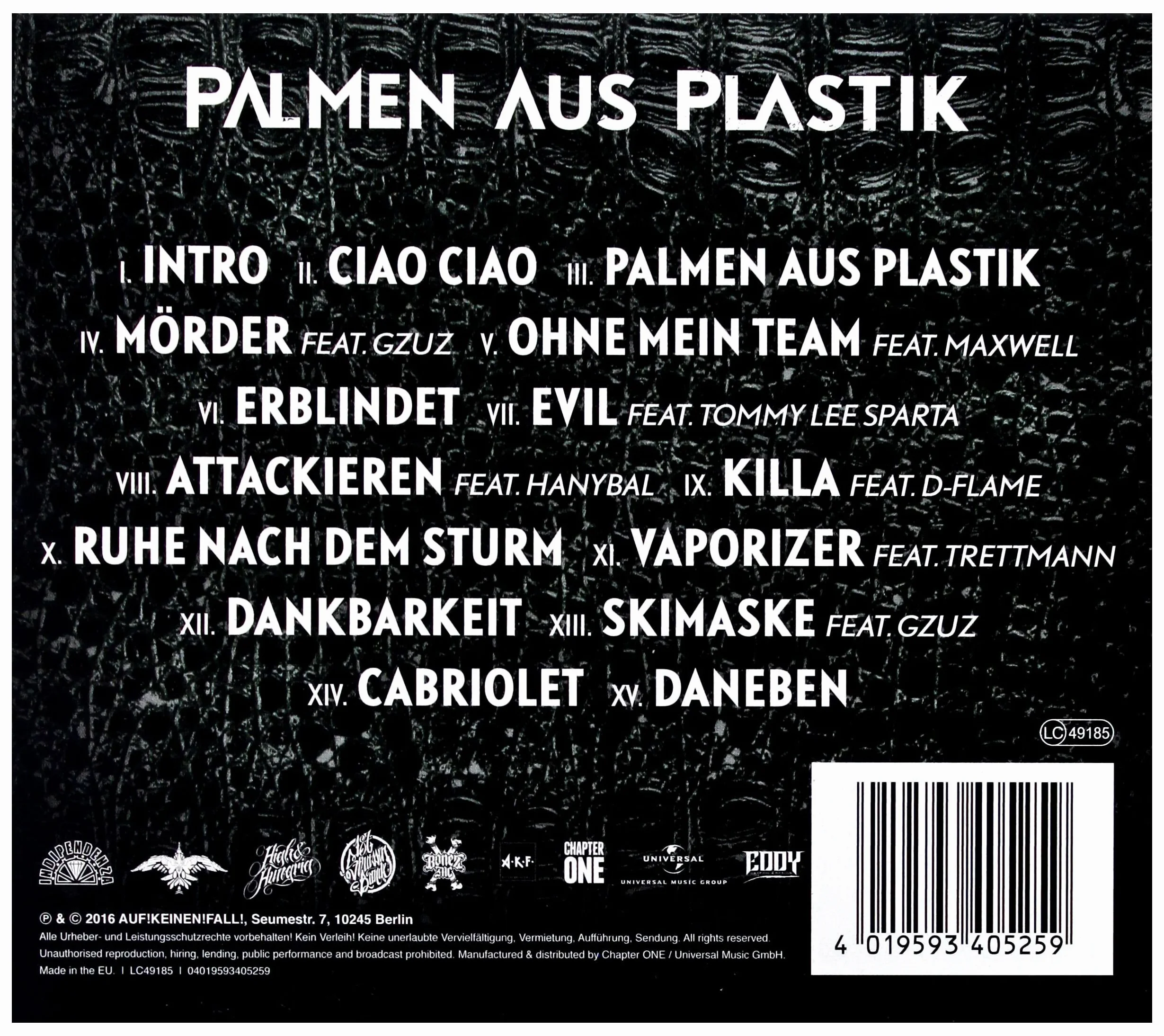 Palmen aus Plastik