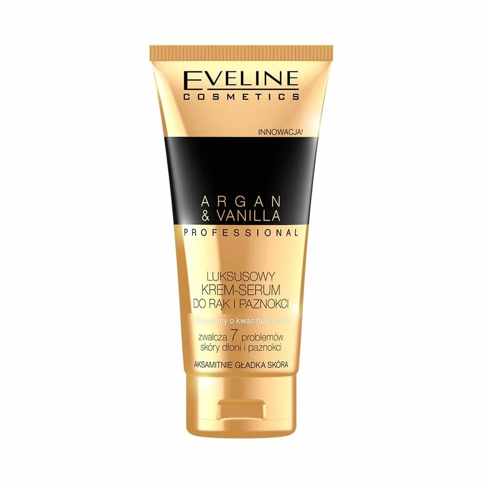 Eveline Cosmetics Argan&Vanilia Professional luksusowy krem-serum do rąk i paznokci, 100 ml