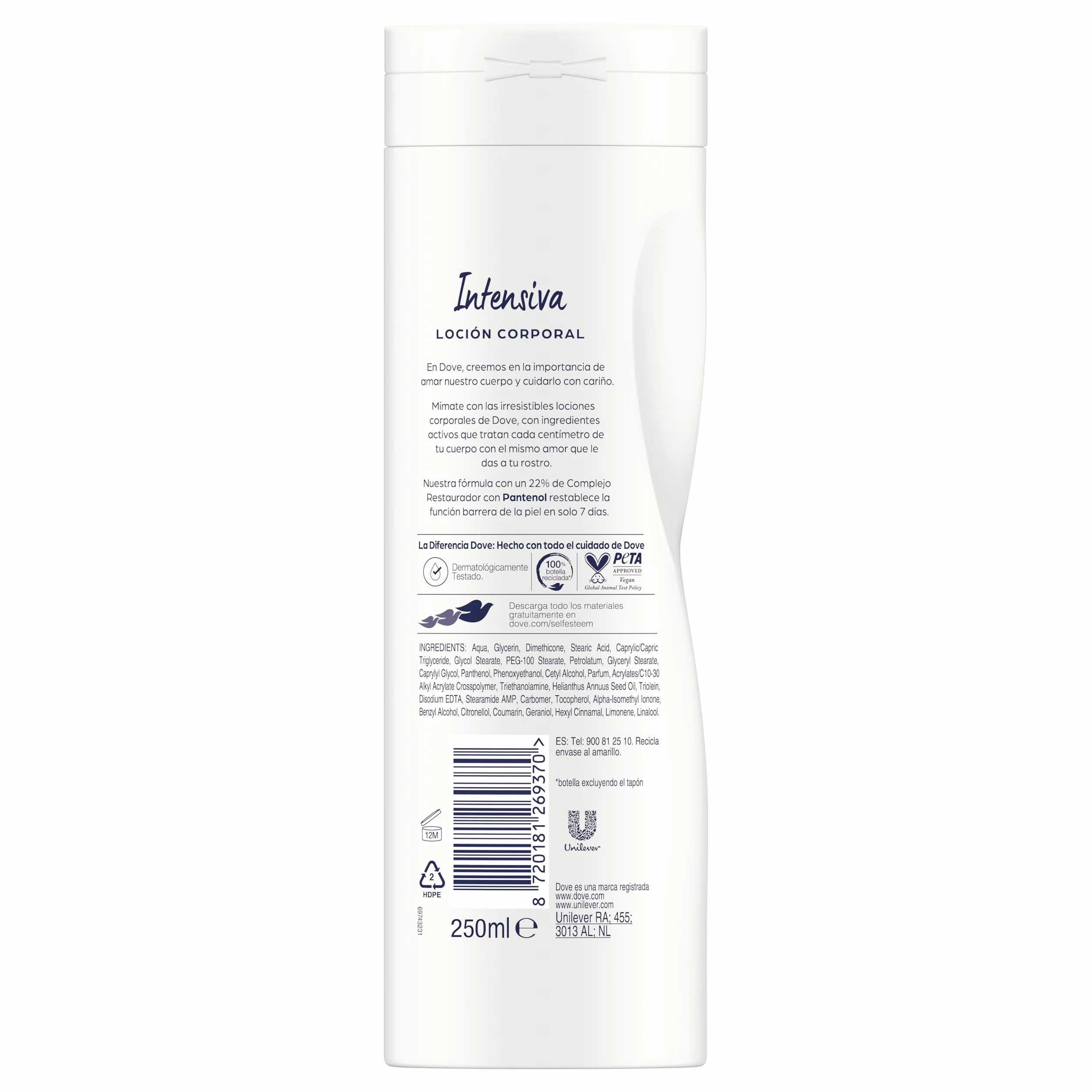 Dove Body Lotion 250 ml Intensive 250 ml
