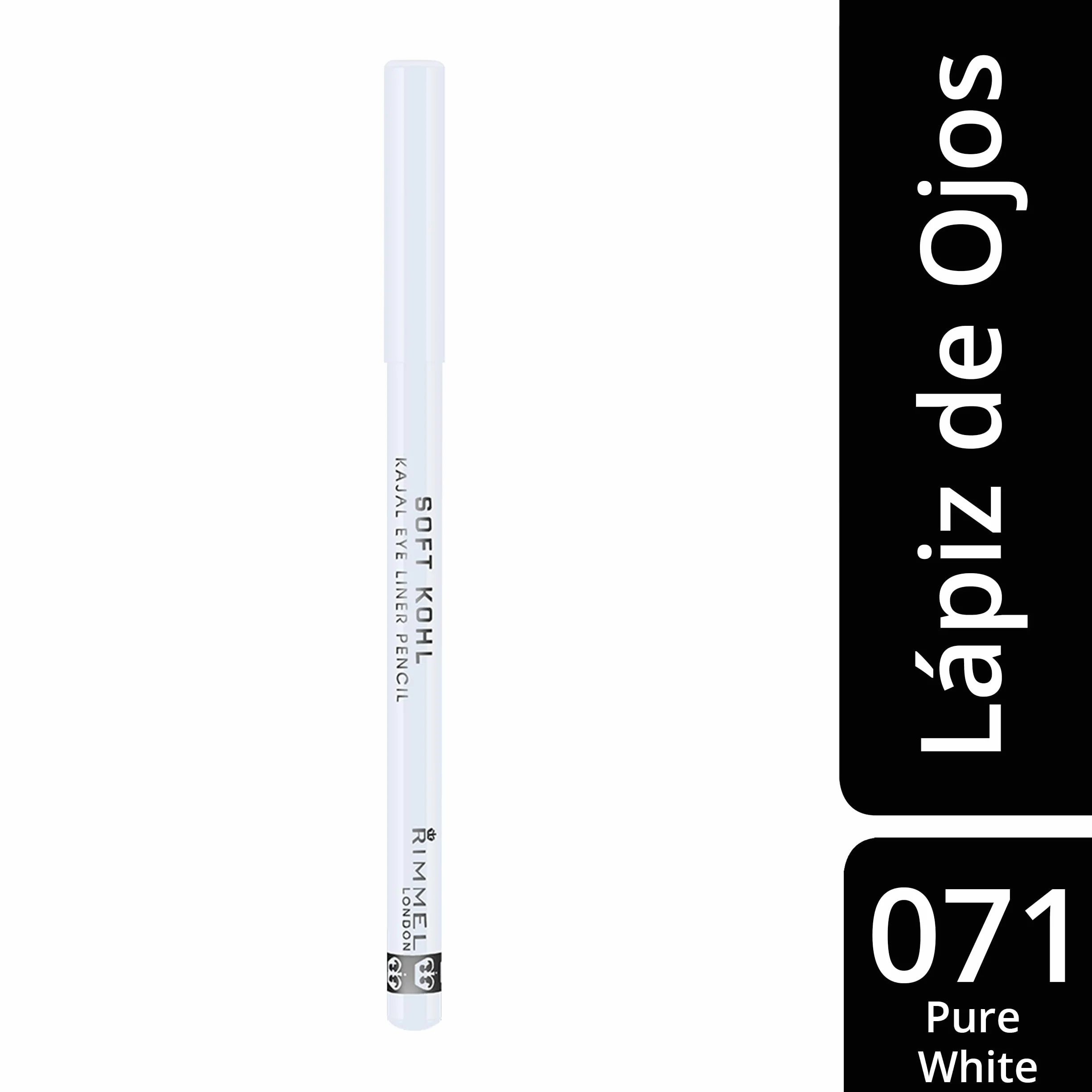 Rimmel London Soft Khol Kredka do Oczu, Pure White, 1.2 g