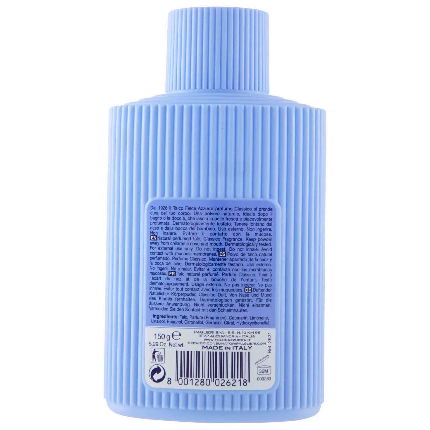 Felce Azzurra talk, klasyczny zapach, 150 g