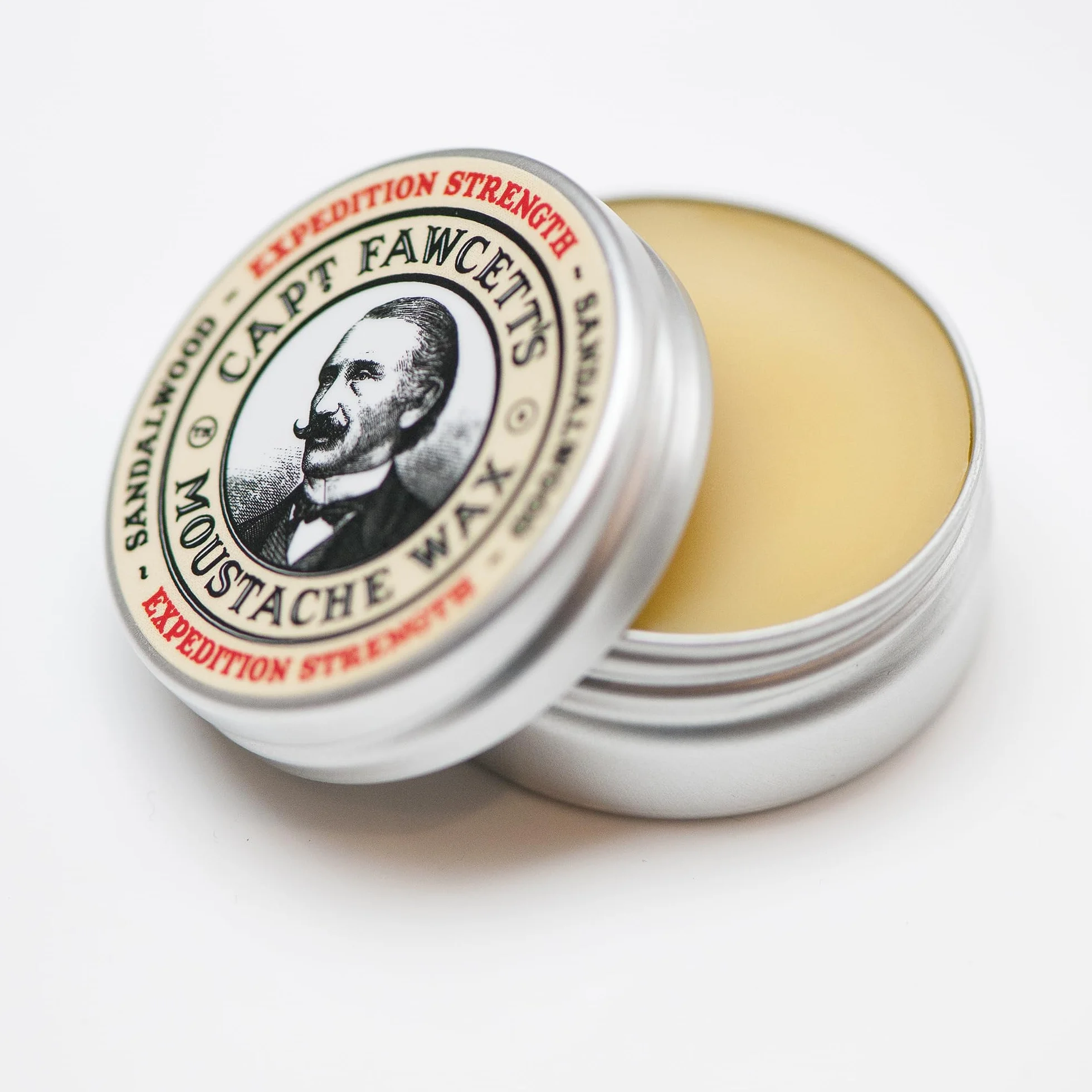 Captain Fawcett Expedition Strengh wosk do wąsów z drewna sandałowego 15 ml