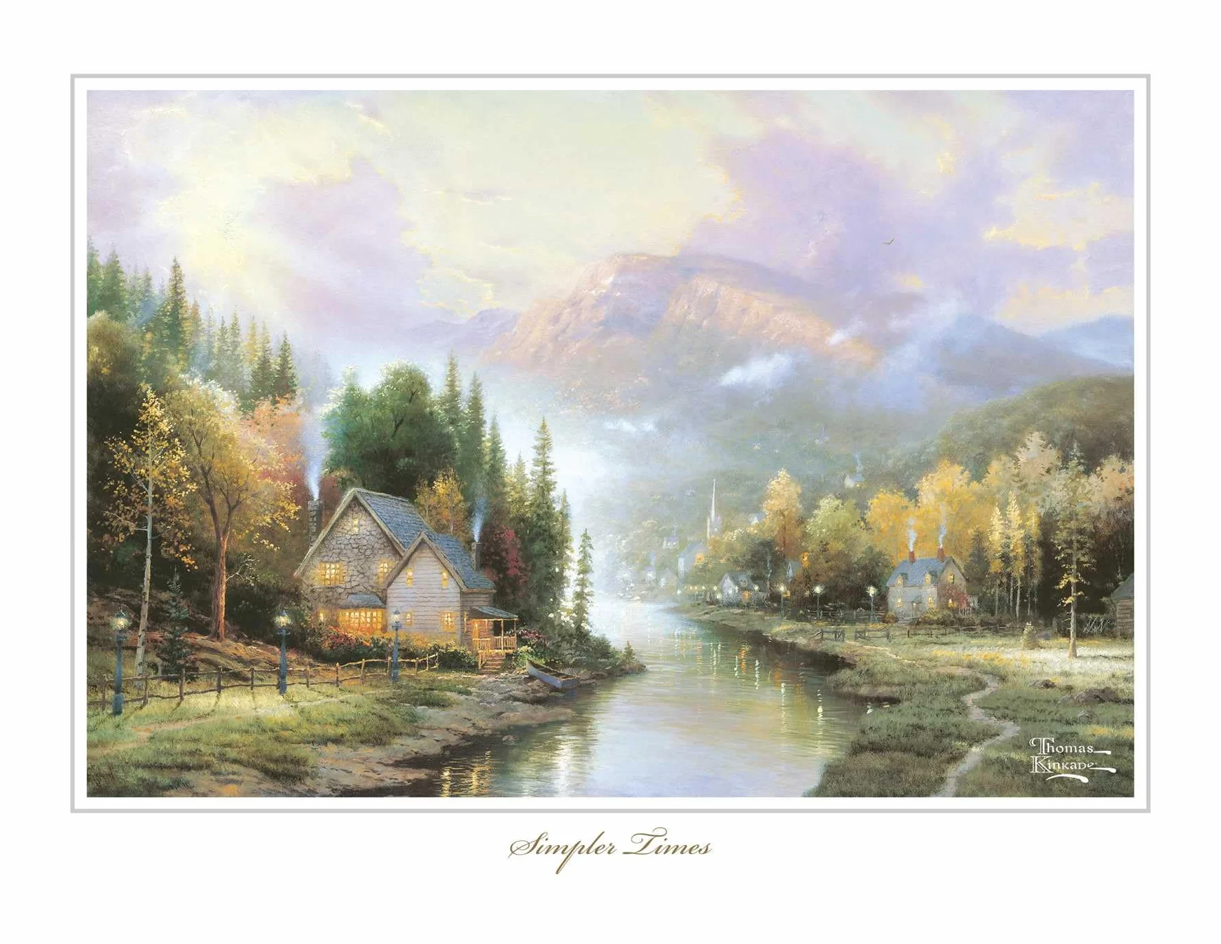 Thomas Kinkade Special Collector's Edition 2026 Deluxe Wall Calendar with Print
