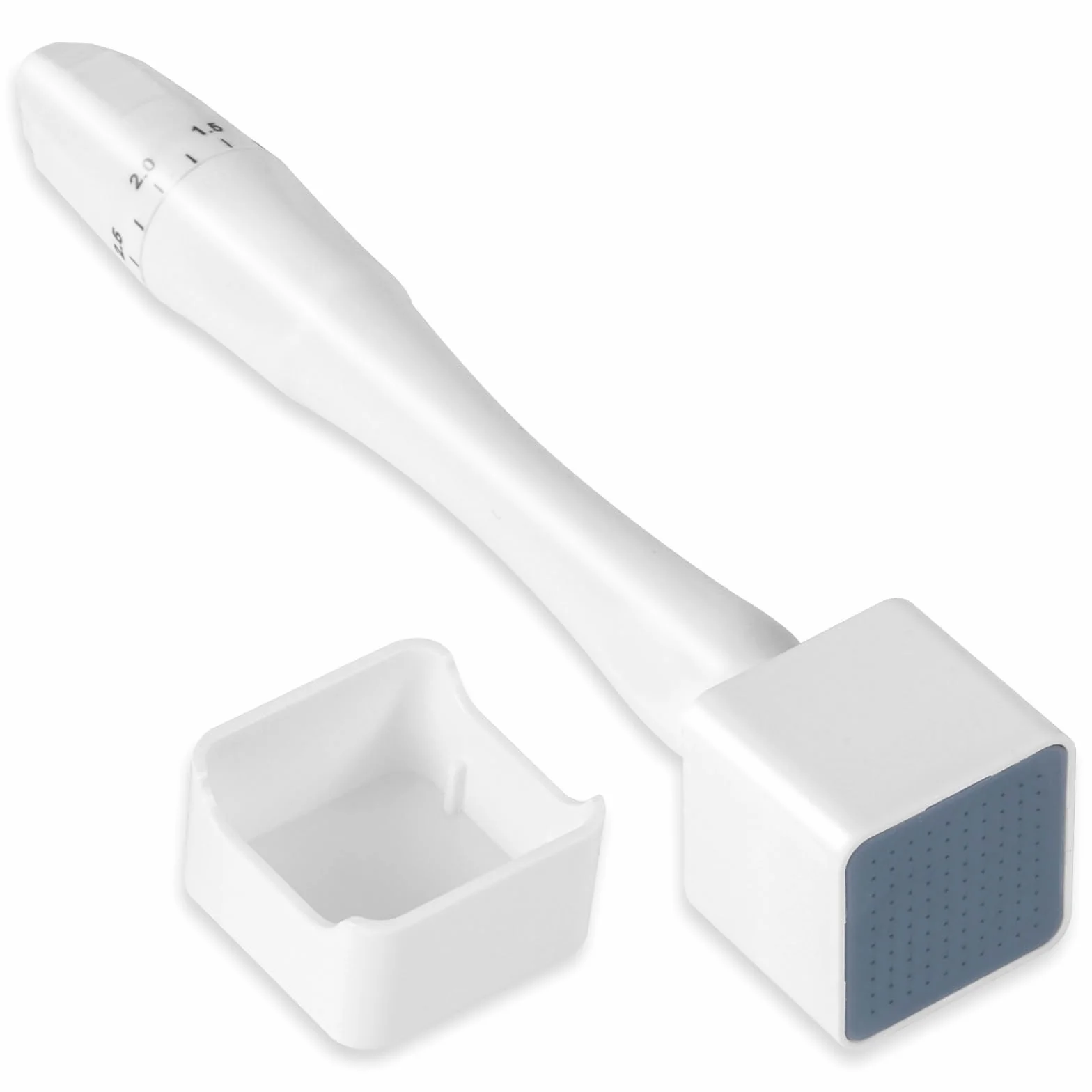 Stempel do Mikronakluwania do Wzrostu Wlosów i Brody, Microneedling Stamp Micro Exfoliating Tool Microneedling Roller dla Kobiet i Mezczyzn