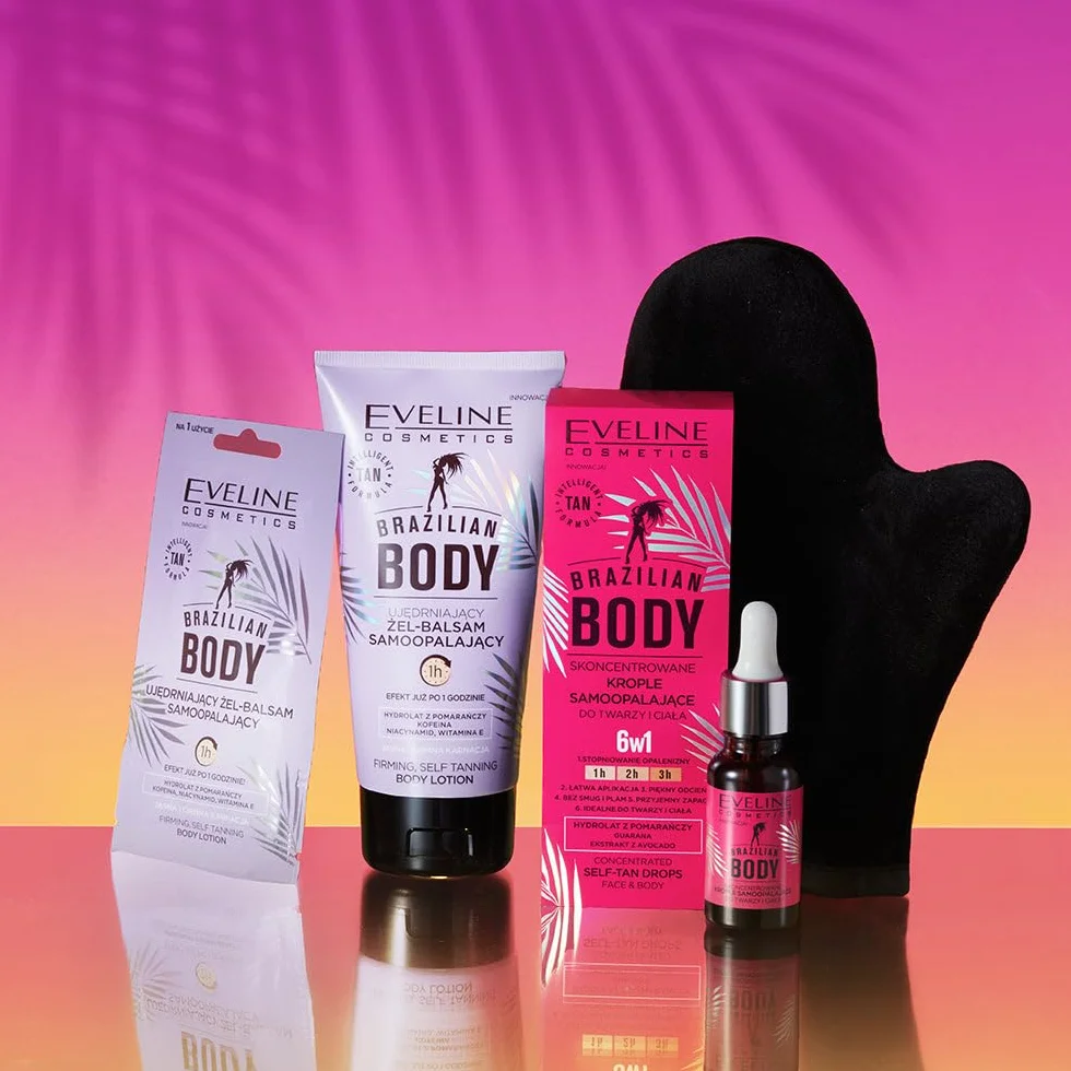 Eveline Cosmetics Brazilian Body Dwustronna aksamitna rękawica